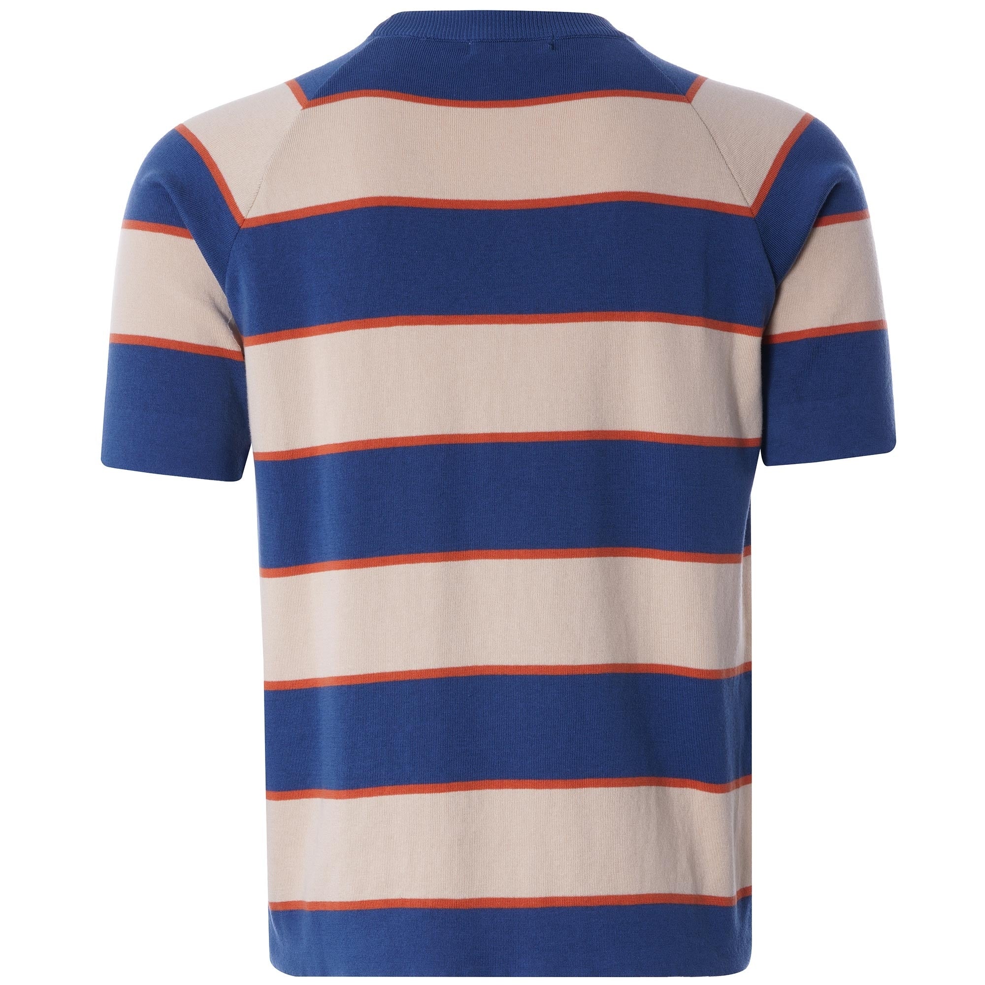 Newport T-Shirt - Ensign Blue/Lambs White