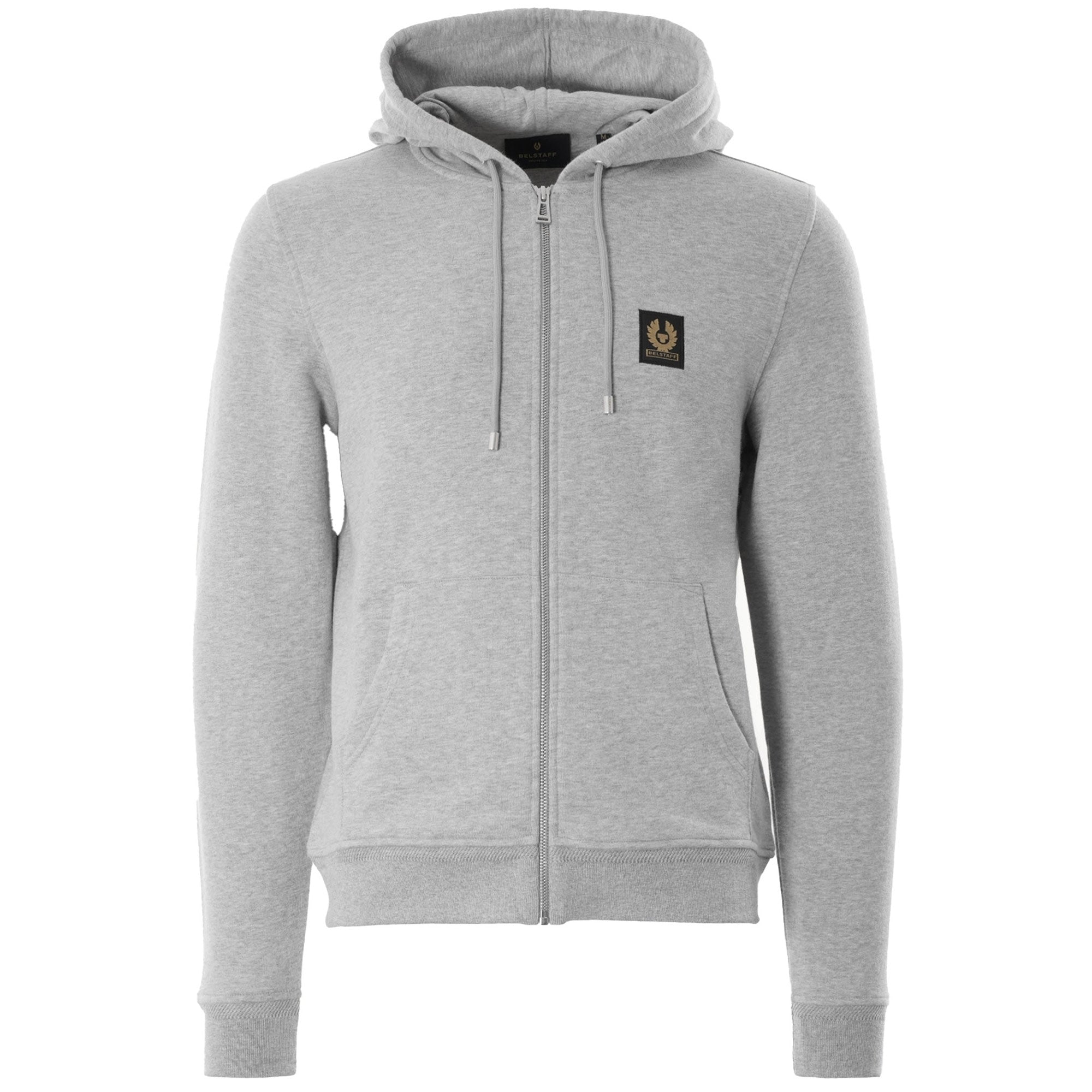 Zip Hoodie - Grey Melange