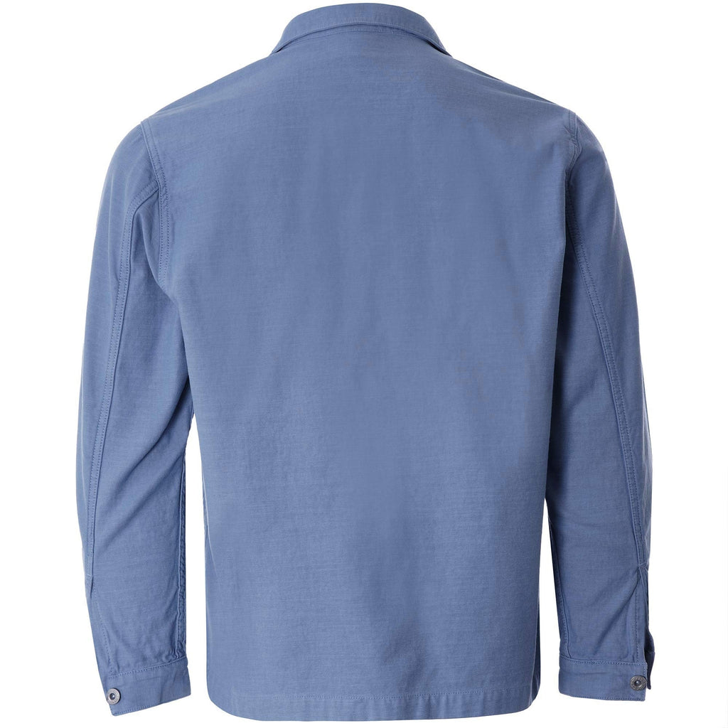 Painters Jacket Cotton Sateen - Grey/Blue
