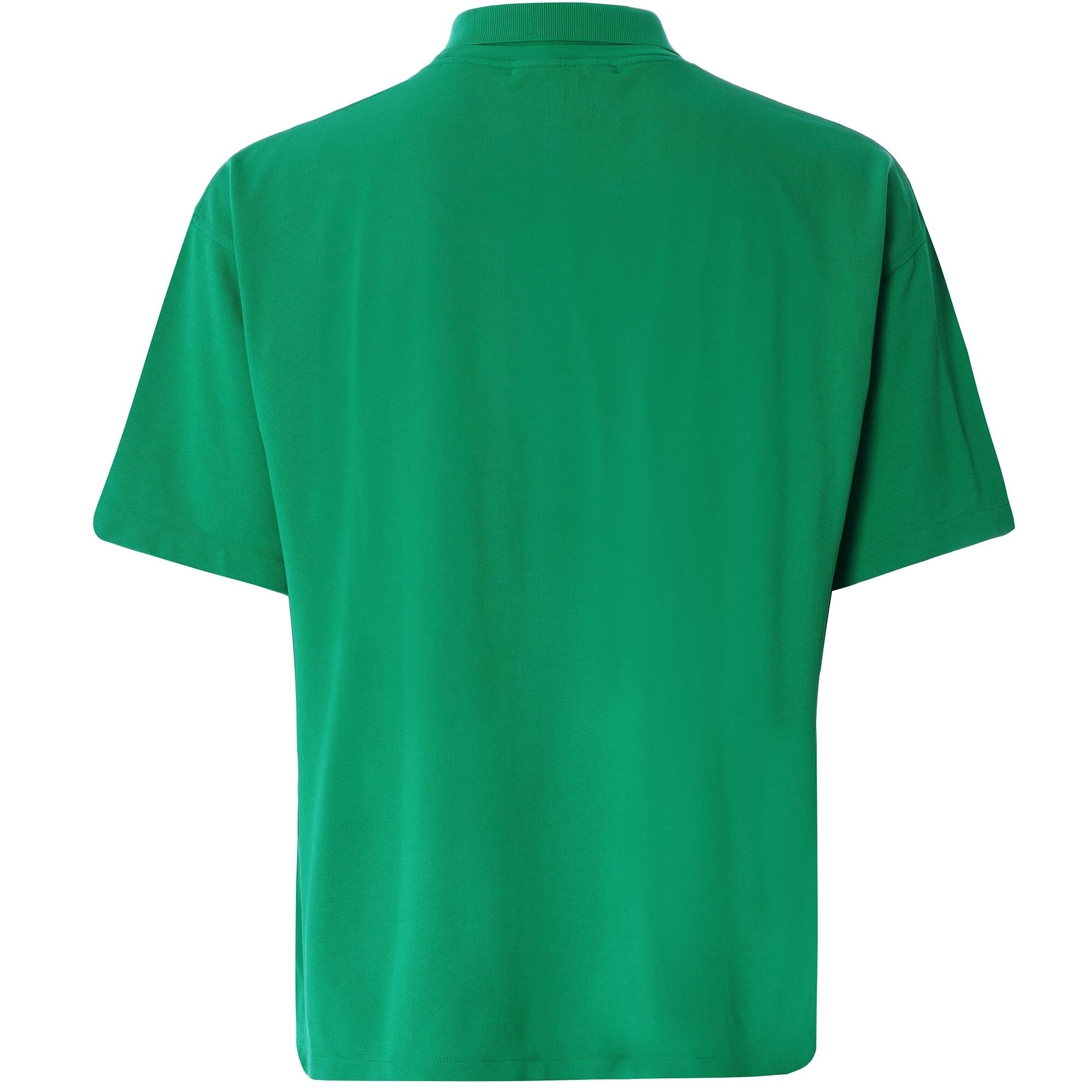 Frat Cotton Slub Jersey Polo Shirt - Green