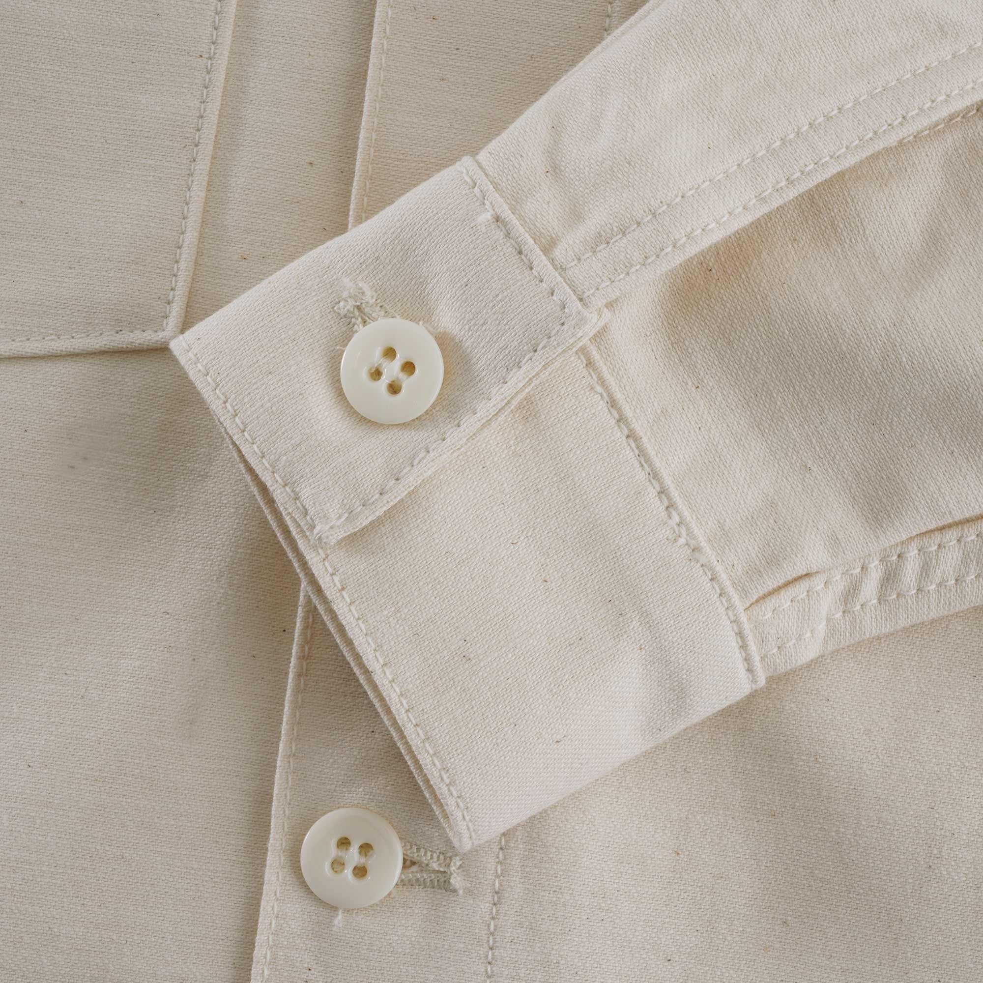 CPO Shirt Cotton Sateen - Natural