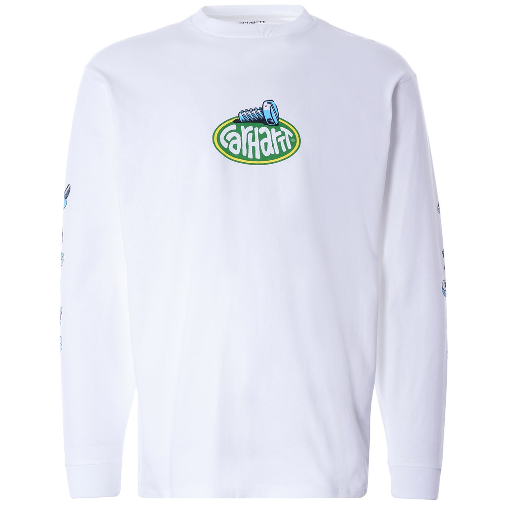 L/S Screw T-Shirt - White