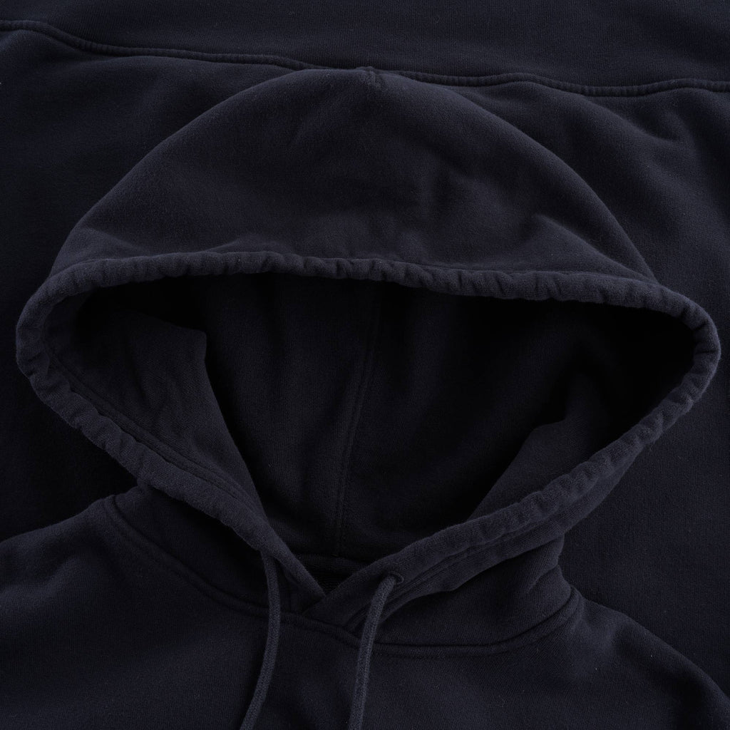 Relaxed Graphic Hoodie - Caviar