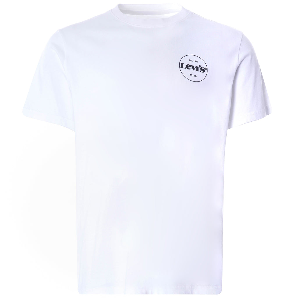 Logo Relaxed Fit Tee - White