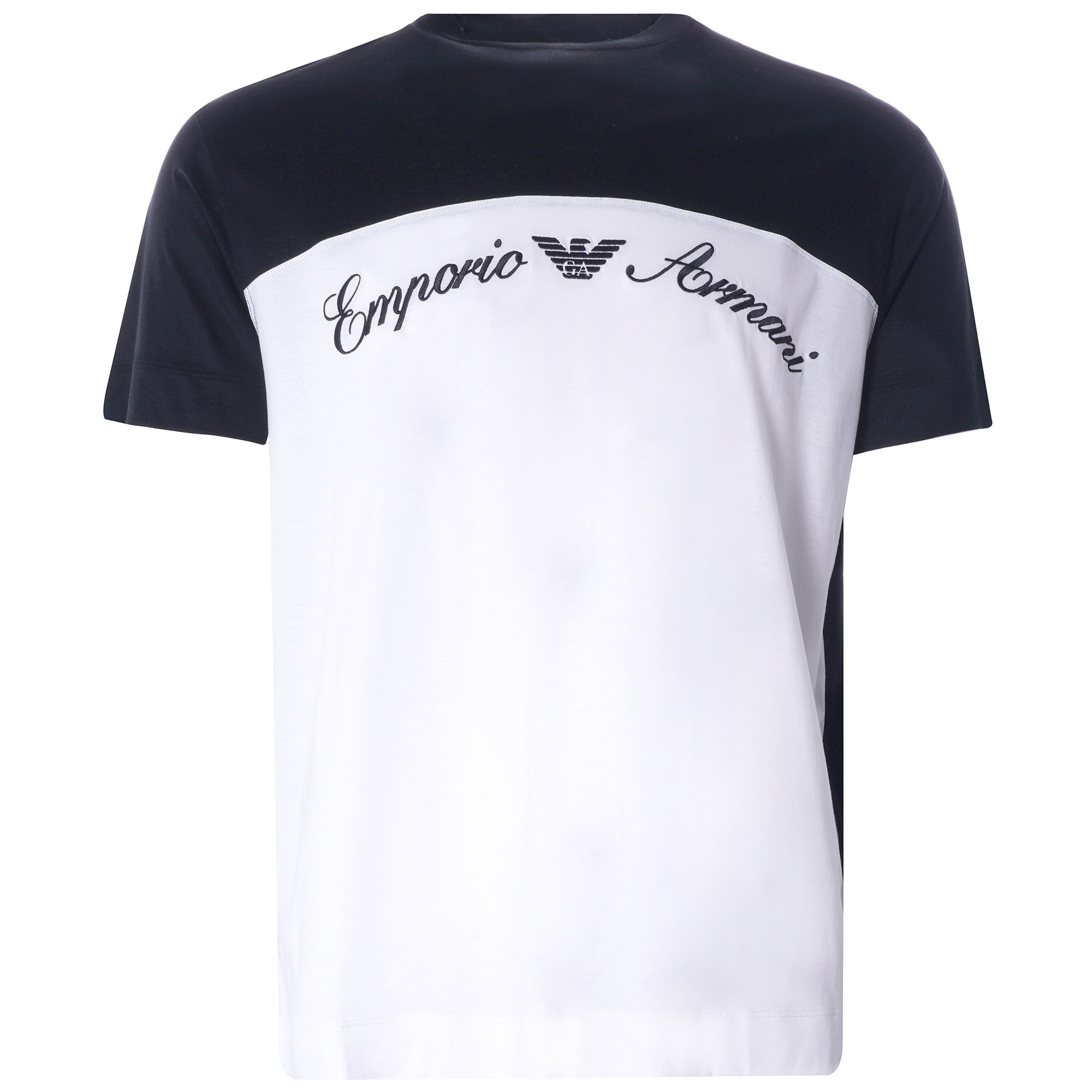 Panel Logo T Shirt - Nero Bianco