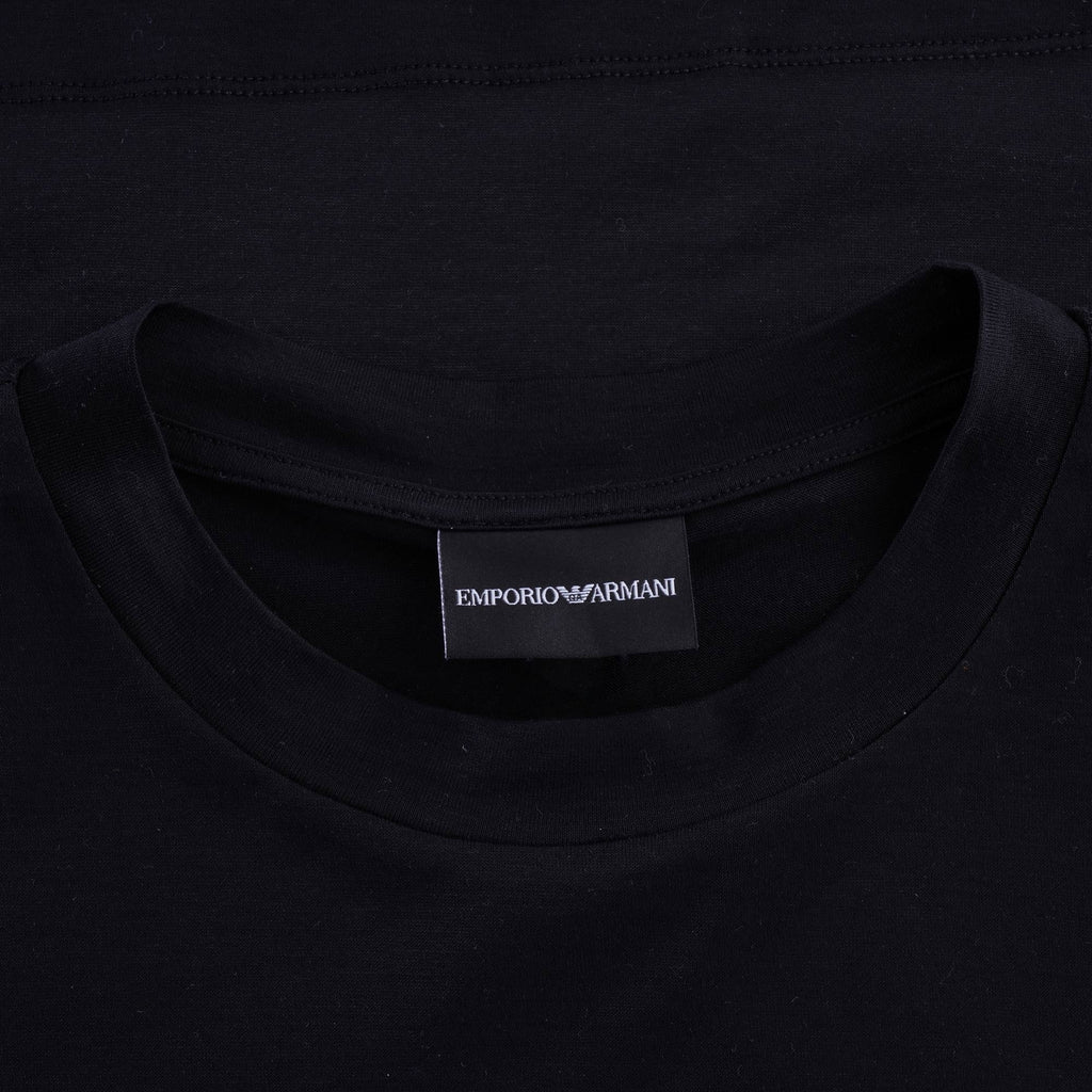Panel Logo T Shirt - Nero Bianco