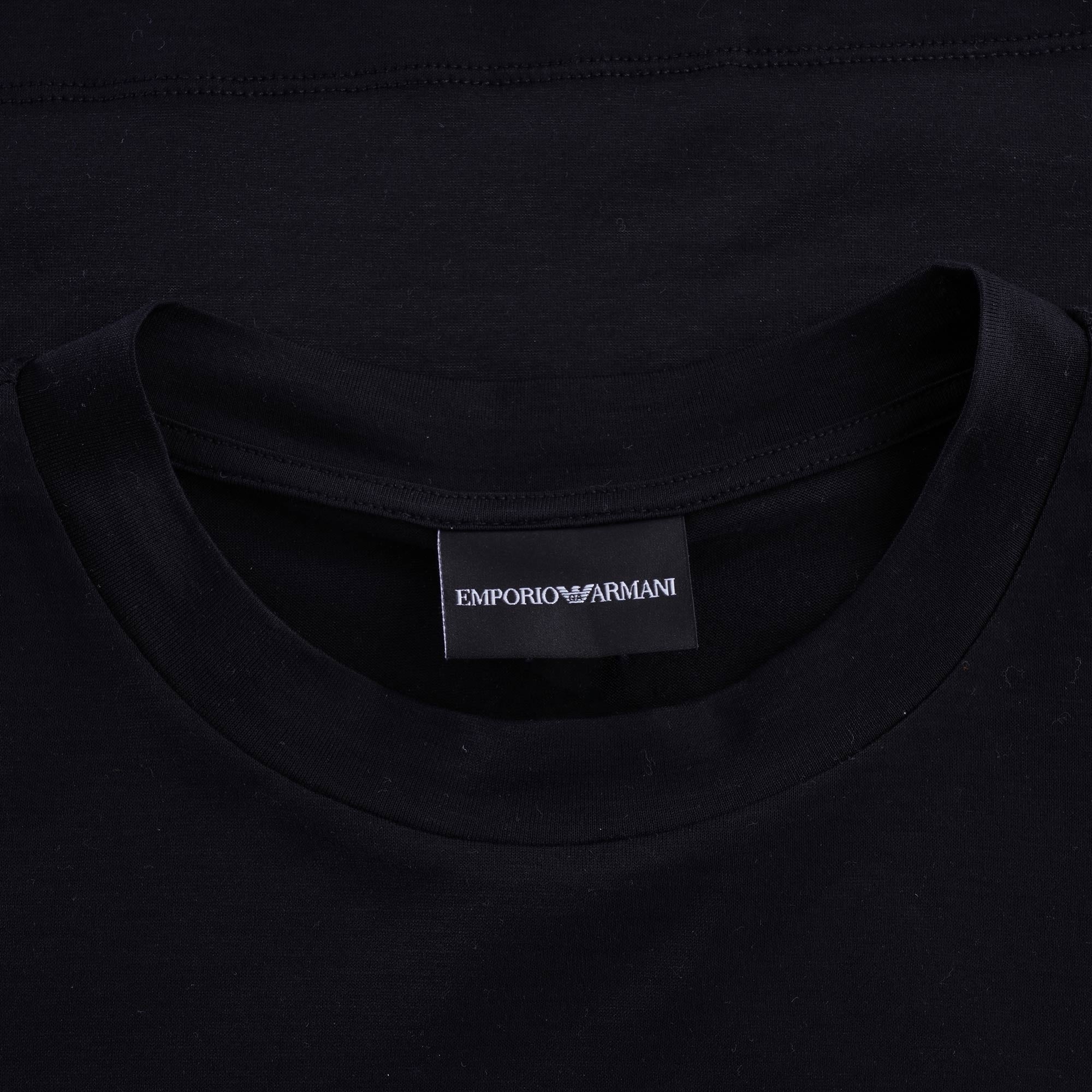 Panel Logo T Shirt - Nero Bianco