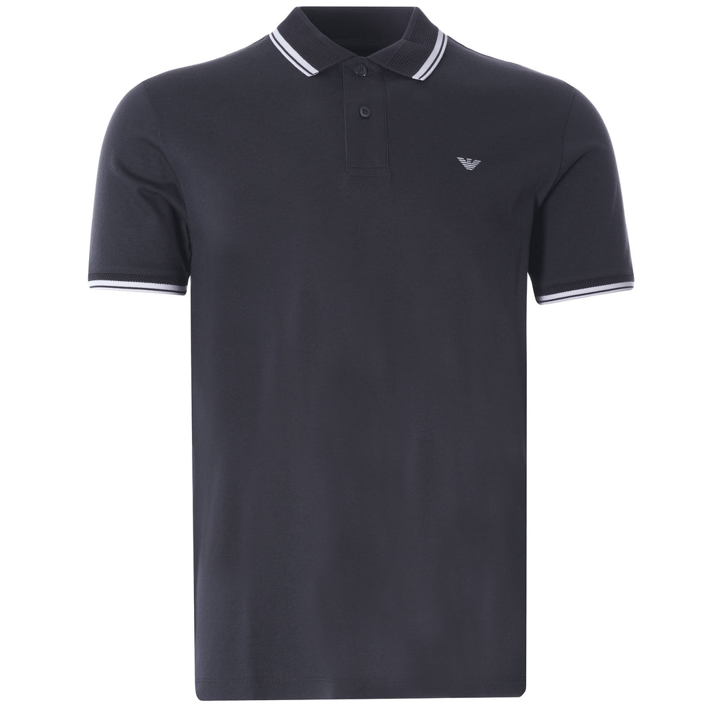 Mercerised Piqu Polo Shirt - Grigio