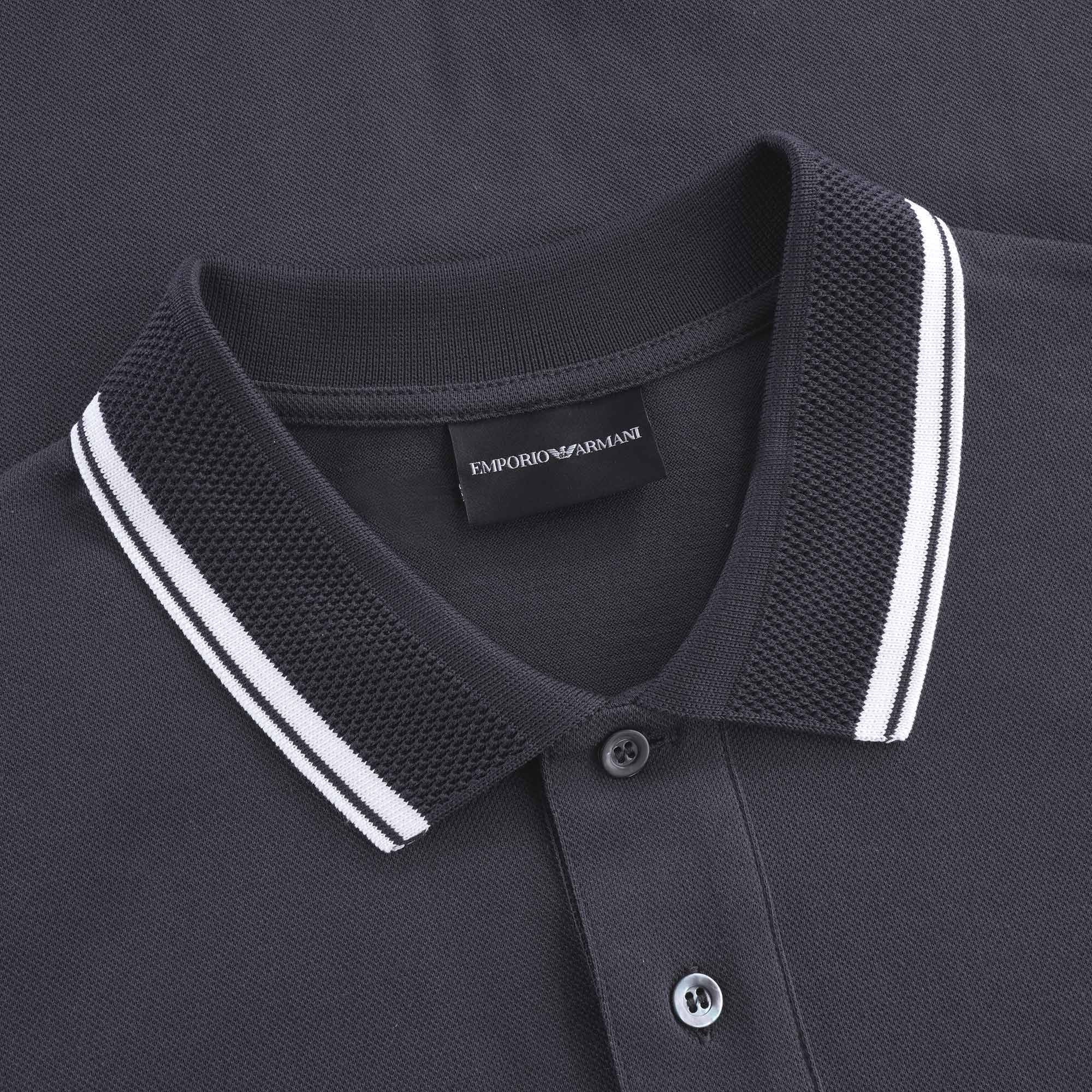 Mercerised Piqu Polo Shirt - Grigio