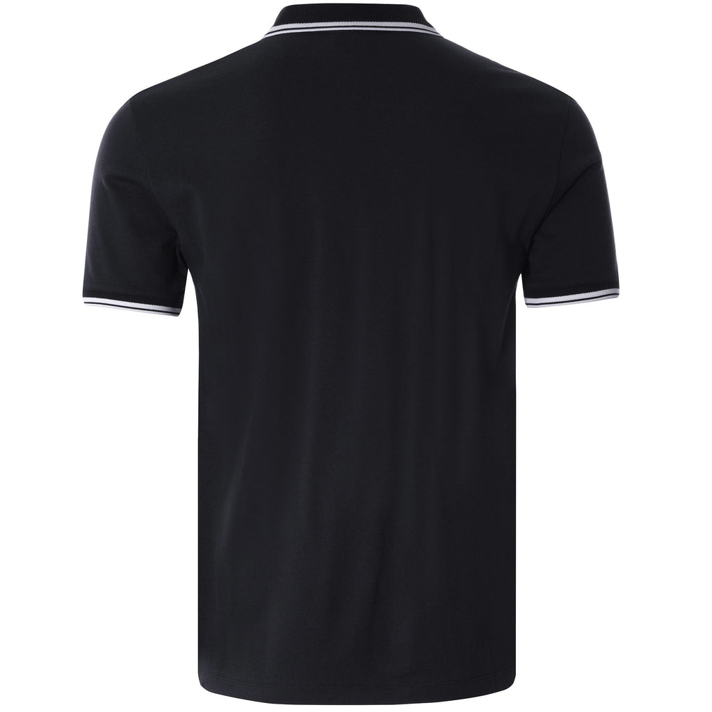 Mercerised Piqu Polo Shirt - Nero