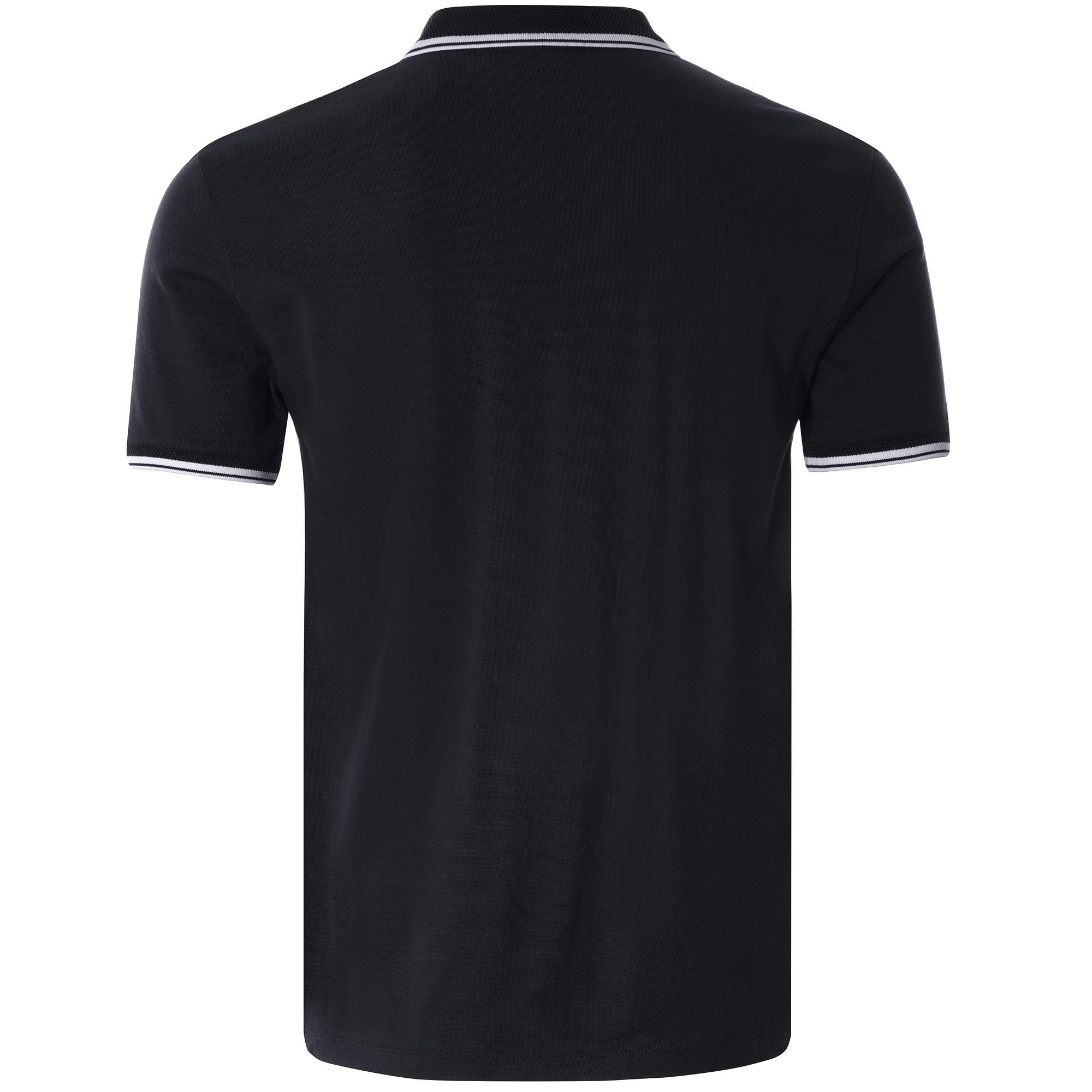 Mercerised Piqu Polo Shirt - Nero