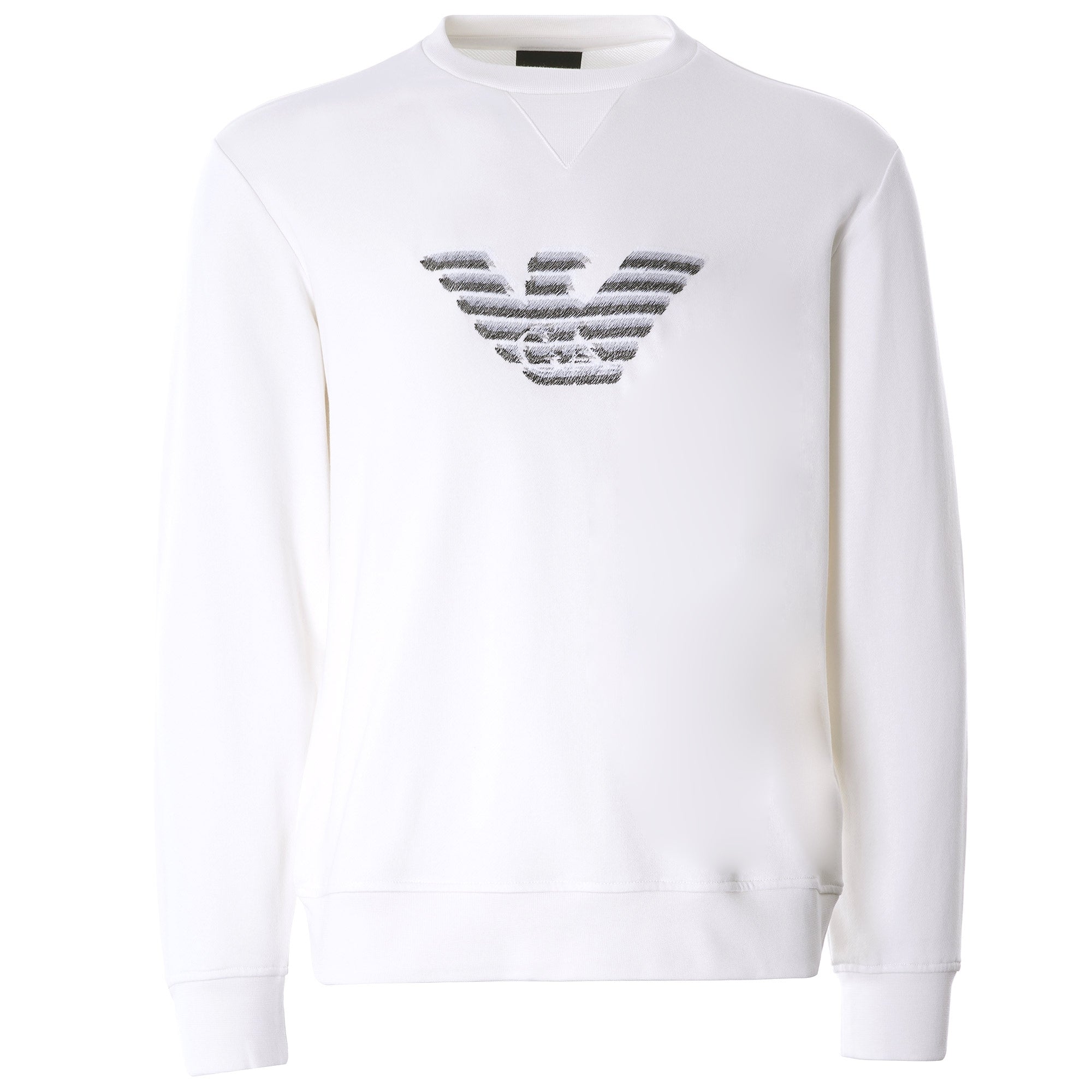 Dashed Eagle Sweatshirt - Bianco