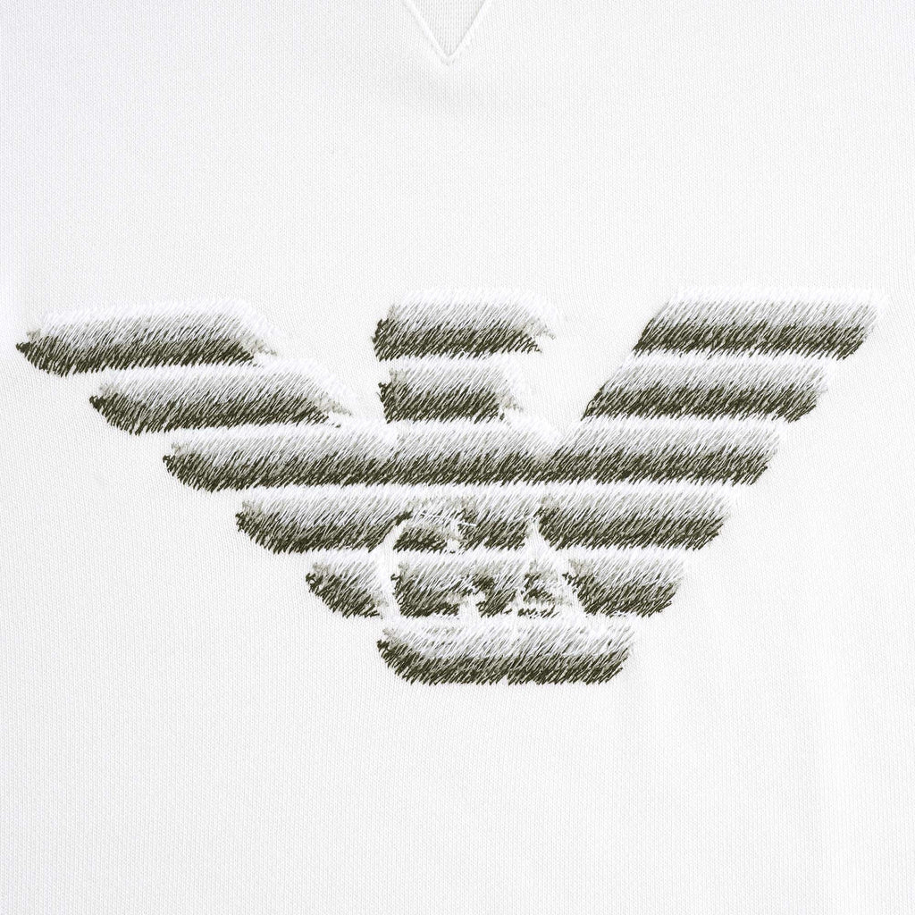 Dashed Eagle Sweatshirt - Bianco