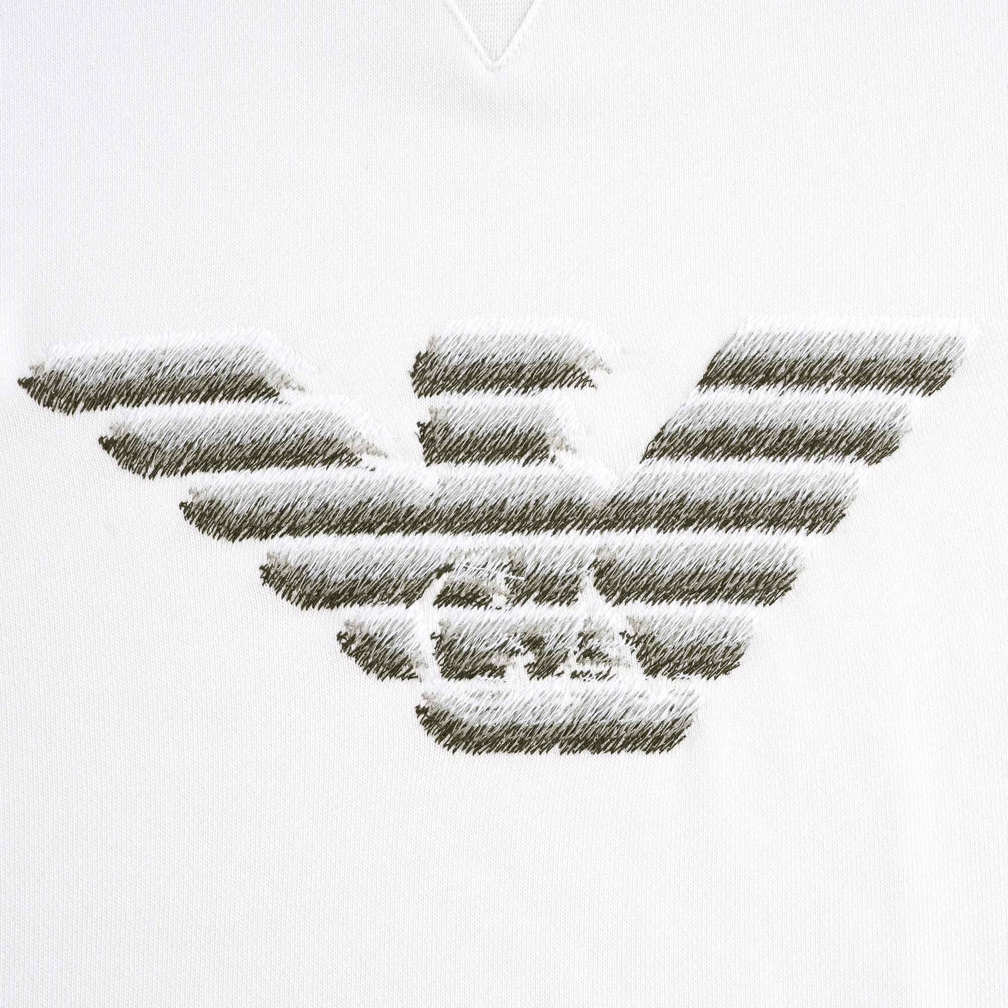 Dashed Eagle Sweatshirt - Bianco