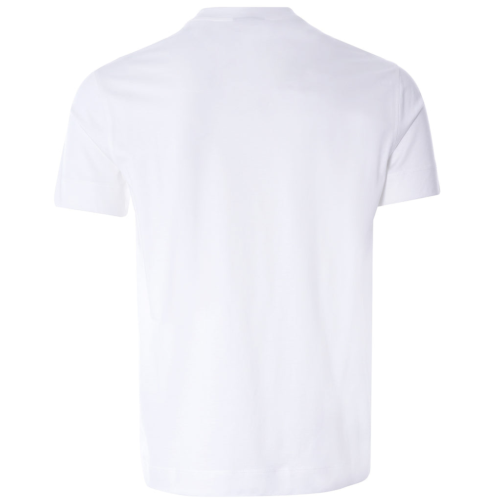 Tencel Blend Jersey T Shirt With R-EAcreate Logo Embroidery - Bianco