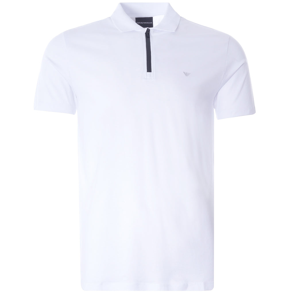 Travel Essentials Tencel Blend Polo Shirt - Bianco
