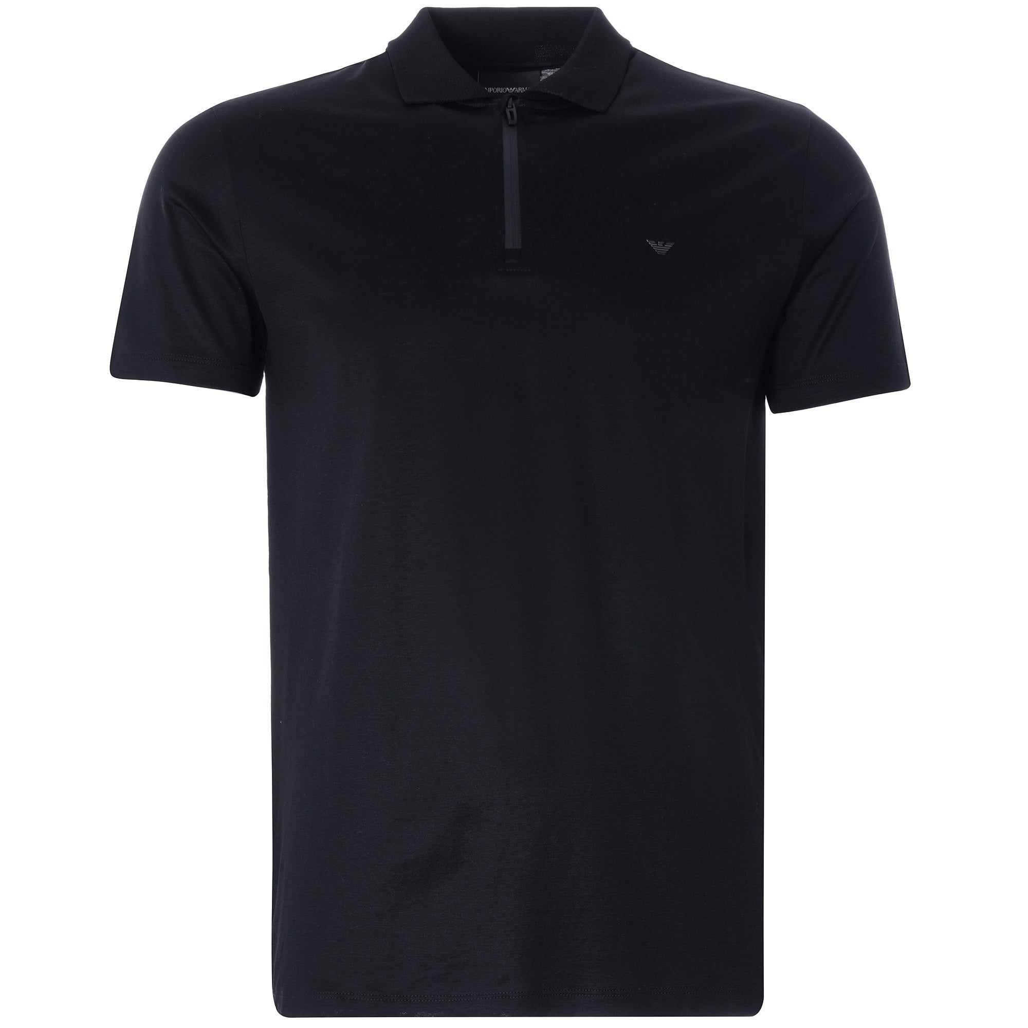 Travel Essentials Tencel Blend Polo Shirt - Nero