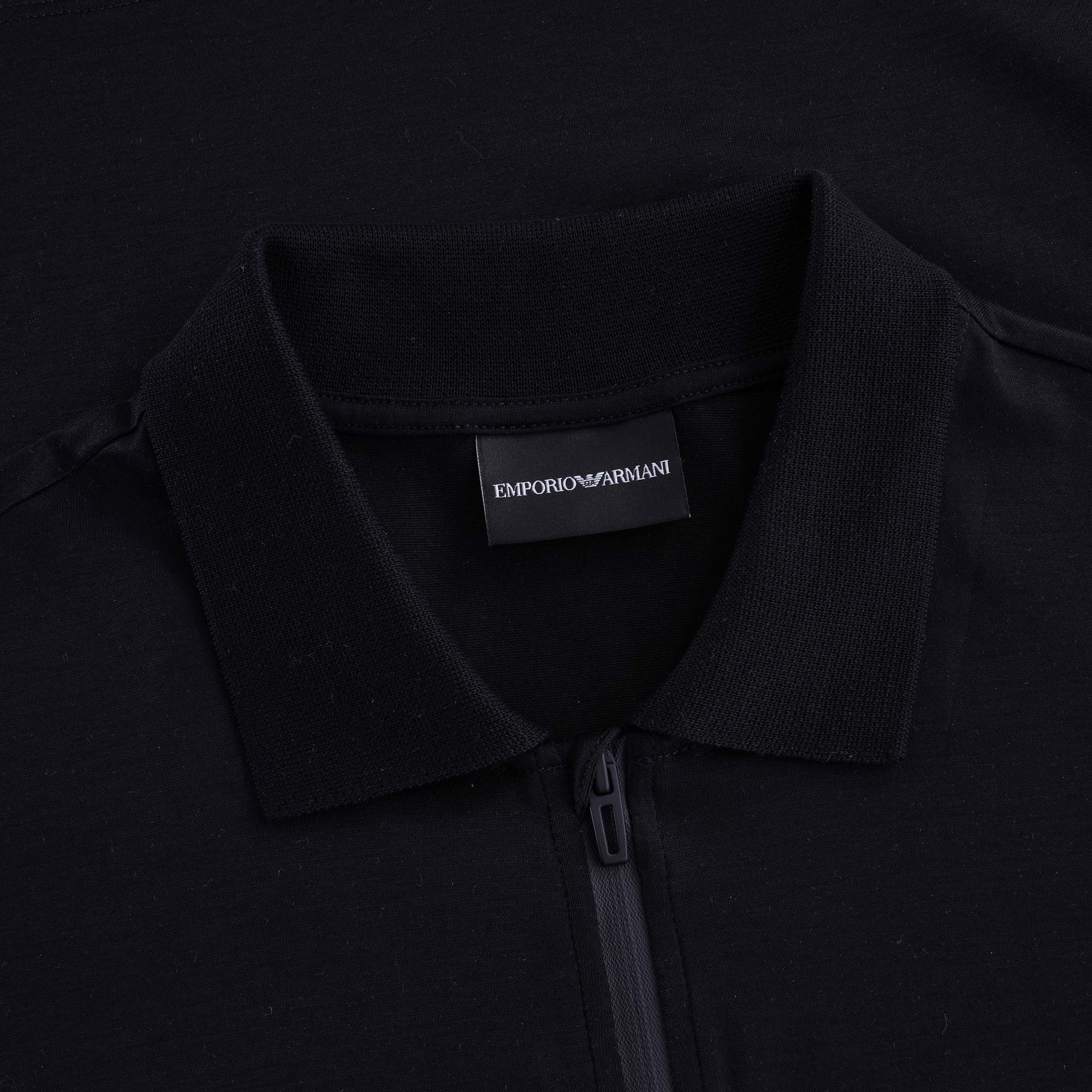 Travel Essentials Tencel Blend Polo Shirt - Nero