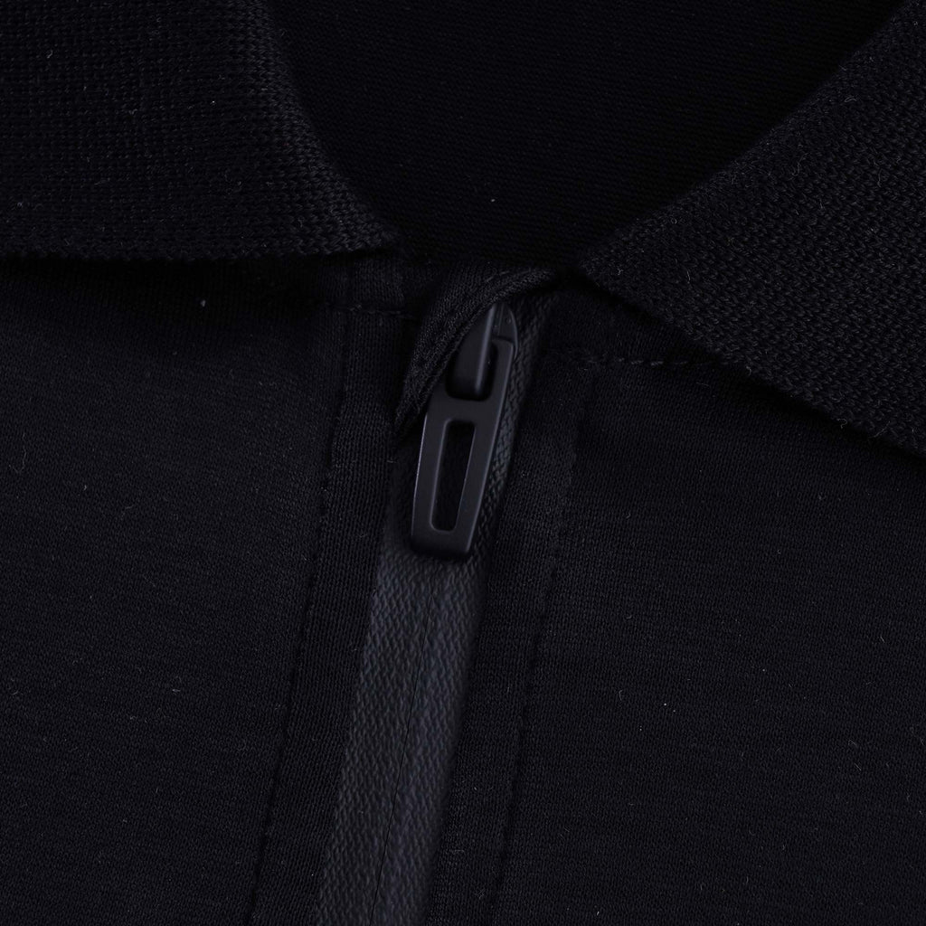 Travel Essentials Tencel Blend Polo Shirt - Nero