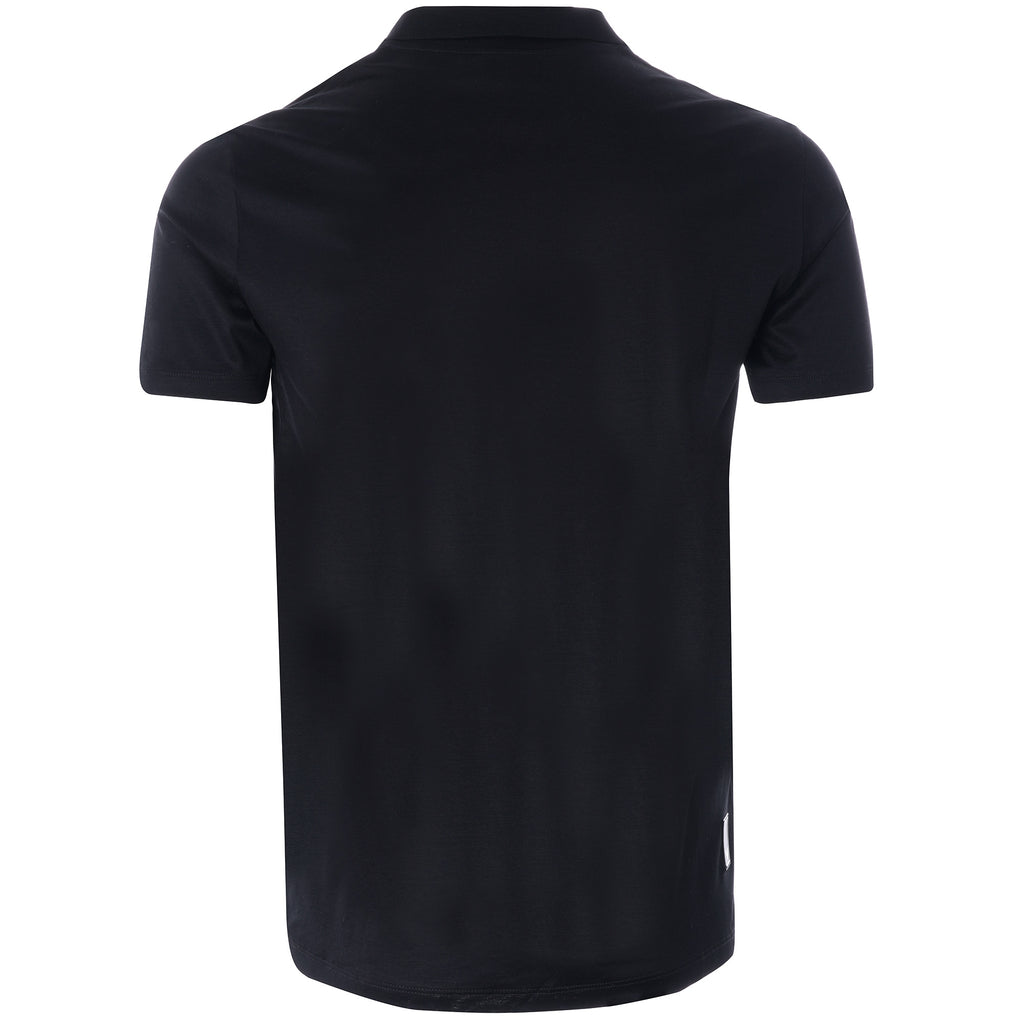 Travel Essentials Tencel Blend Polo Shirt - Nero
