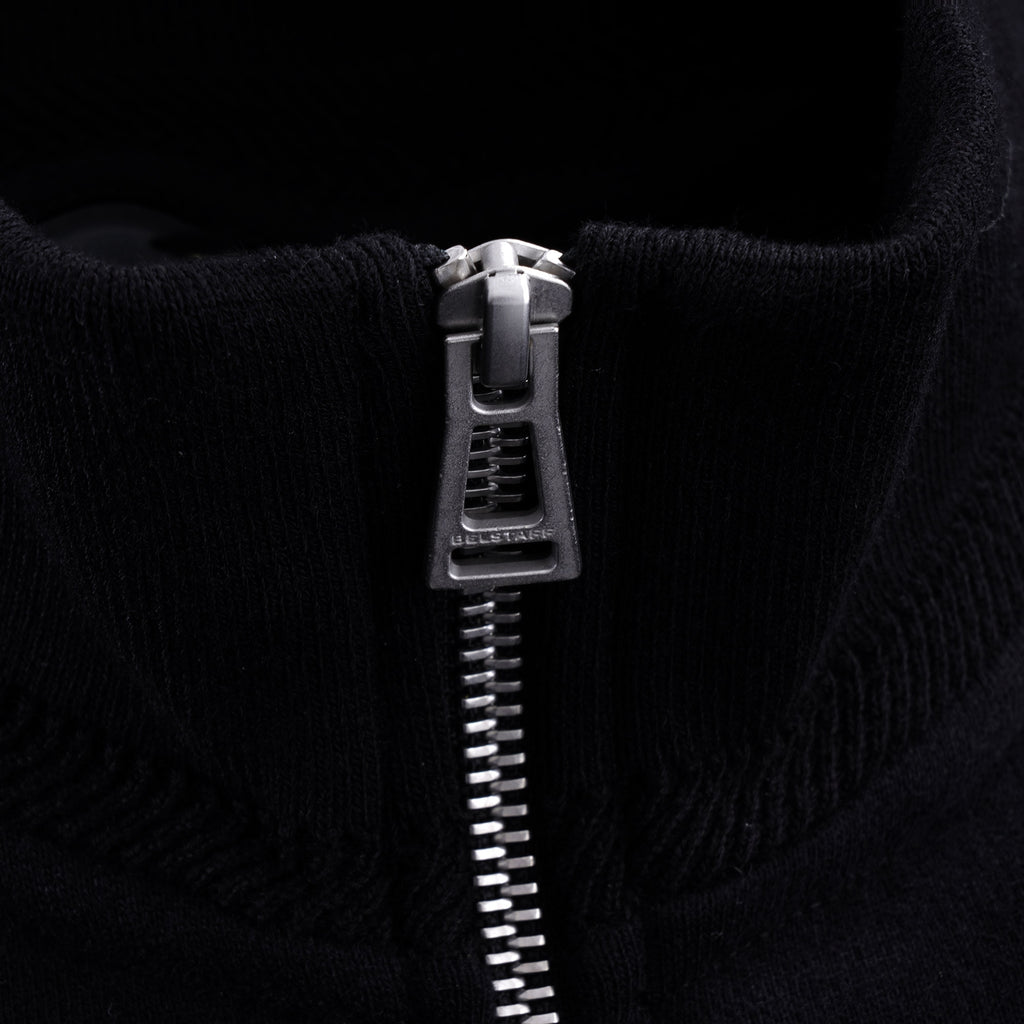 Zip Through Sweatshirt - Black