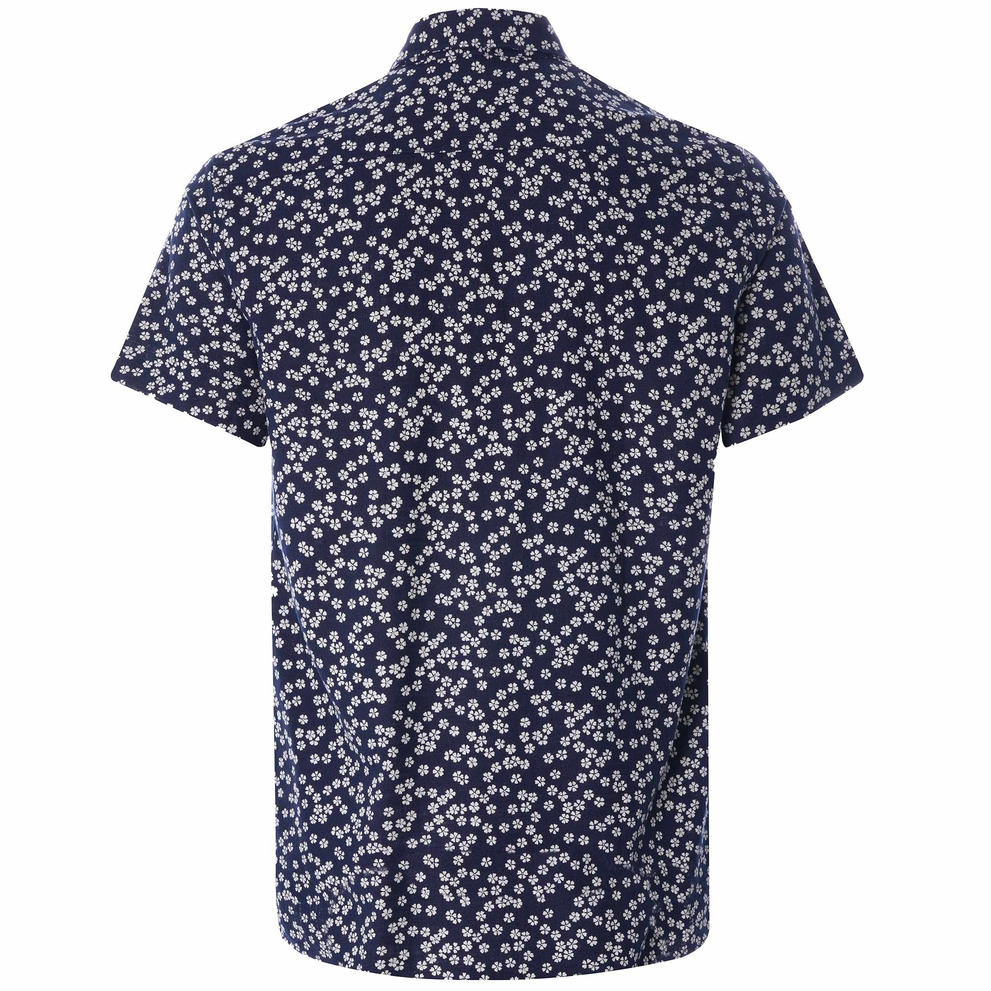 Dock Popover Short Sleeve Shirt Maples - Navy
