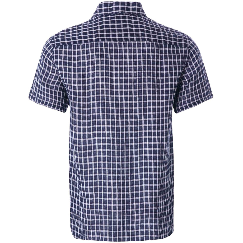 Hawaiian Short Sleeve Shirt Pertersham - Navy