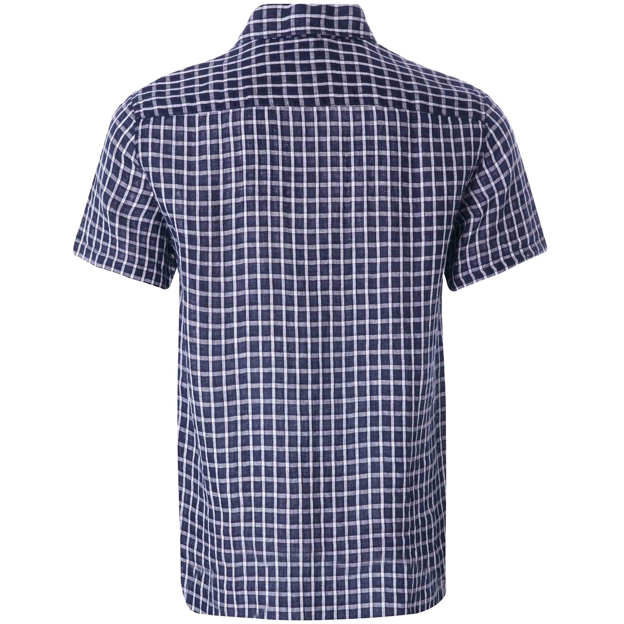Hawaiian Short Sleeve Shirt Pertersham - Navy