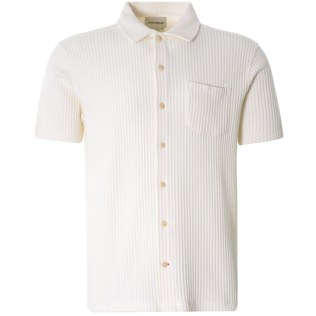 Hawaiian Jersey Short Sleeve Shirt Pavis - Sky Blue