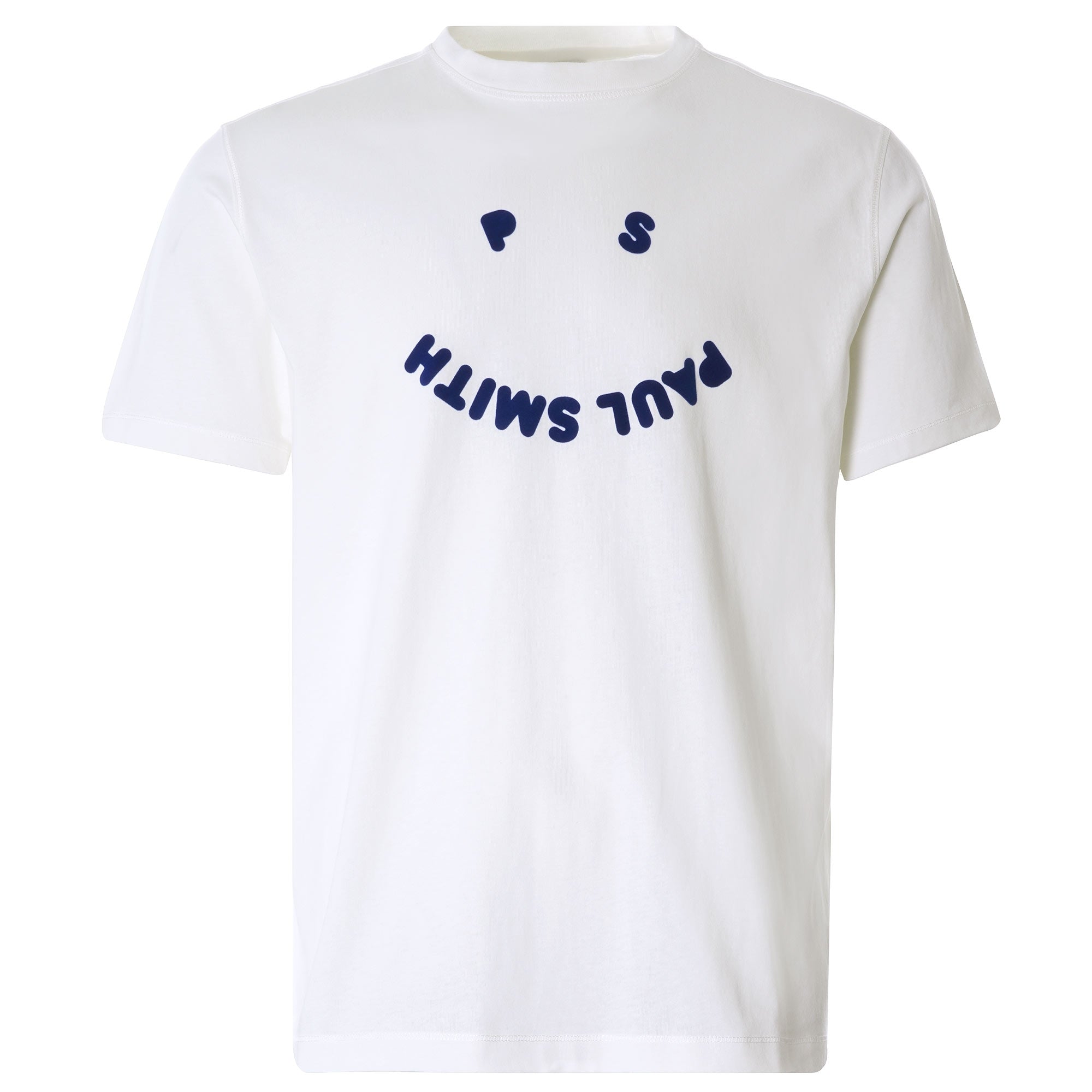 PS Happy' Organic Cotton T-Shirt - Off White