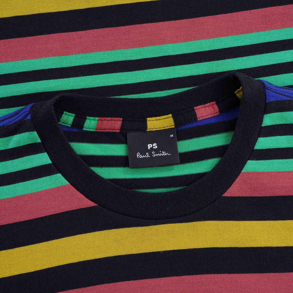Multi-Stripe Cotton T-Shirt - Multi