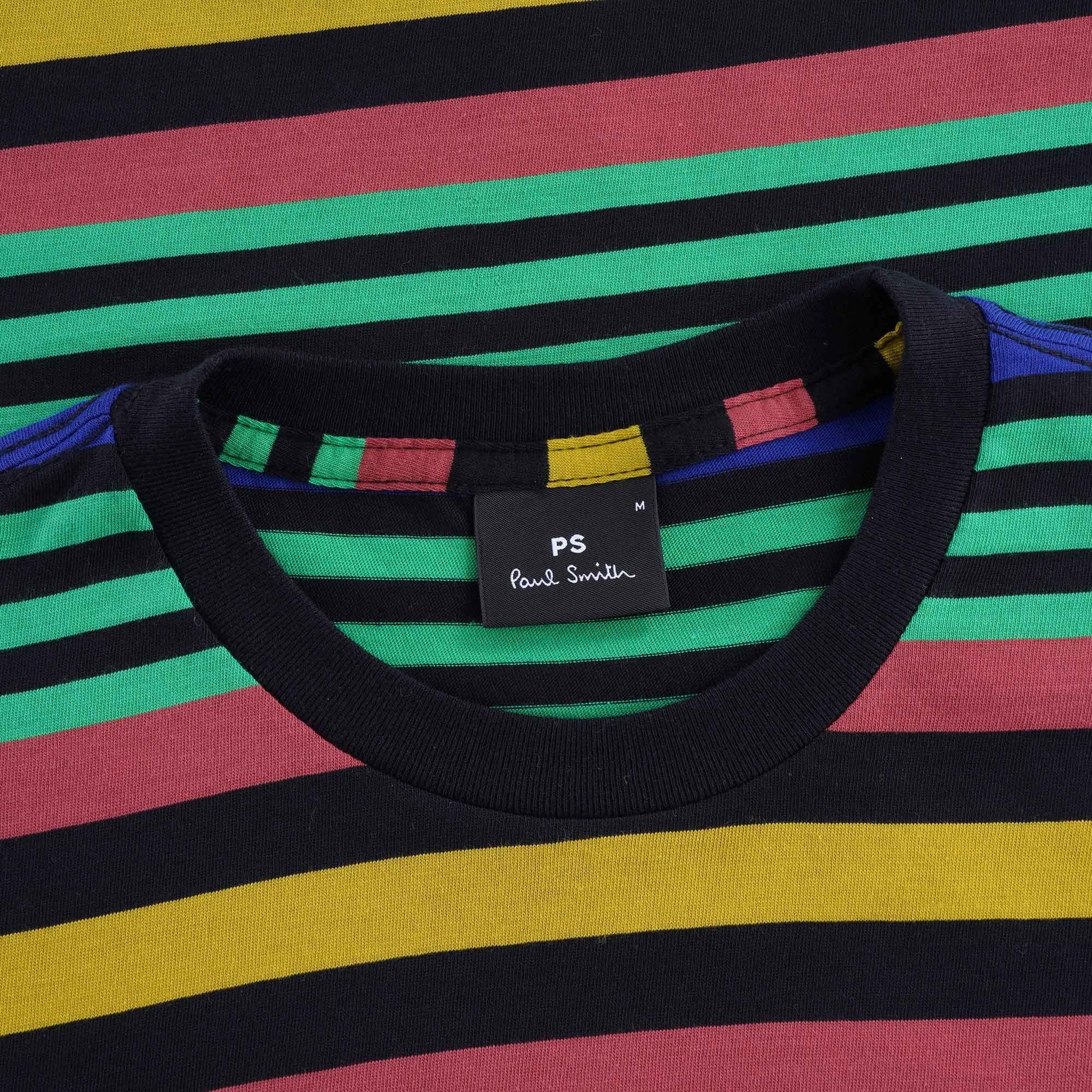 Multi-Stripe Cotton T-Shirt - Multi