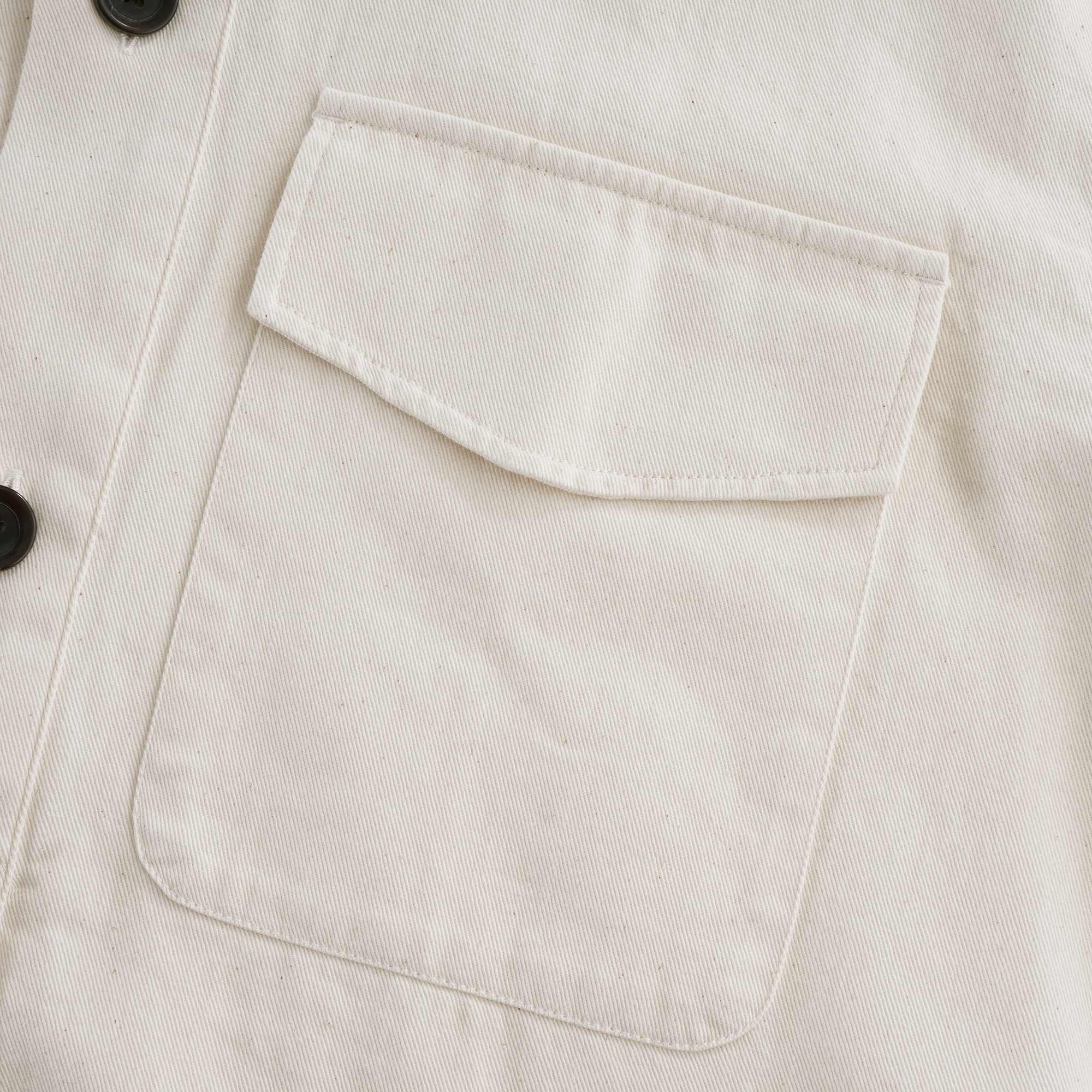 Dock Popover Short Sleeve Shirt Forte - Ecru
