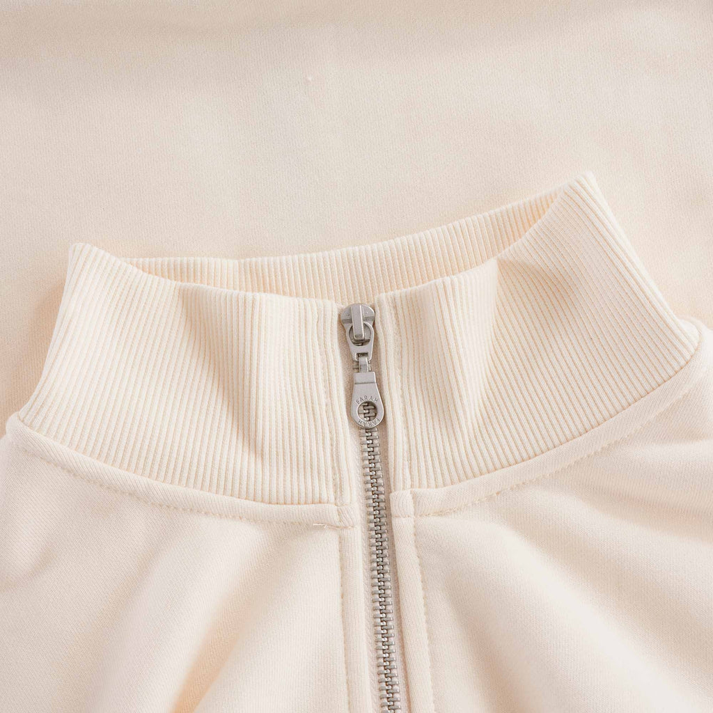 Bowmont Zip Sweatshirt - Cream
