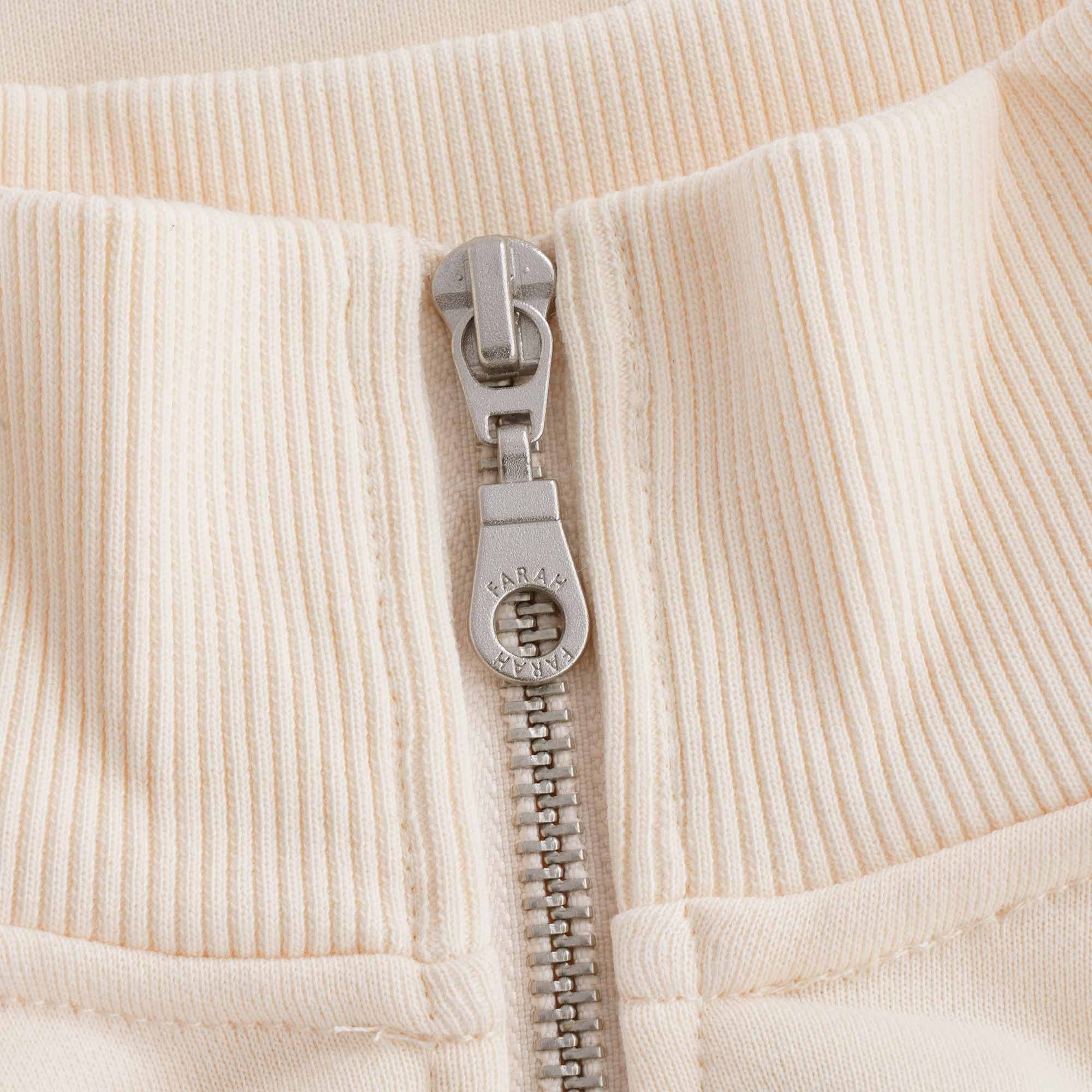 Bowmont Zip Sweatshirt - Cream