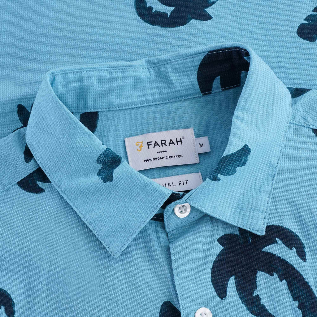 Elena Printed Shirt - Reef Green