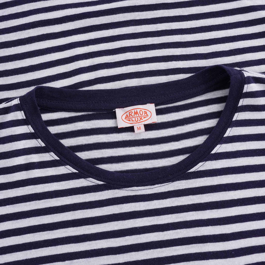 Striped Heritage T-Shirt - Navy/Natural