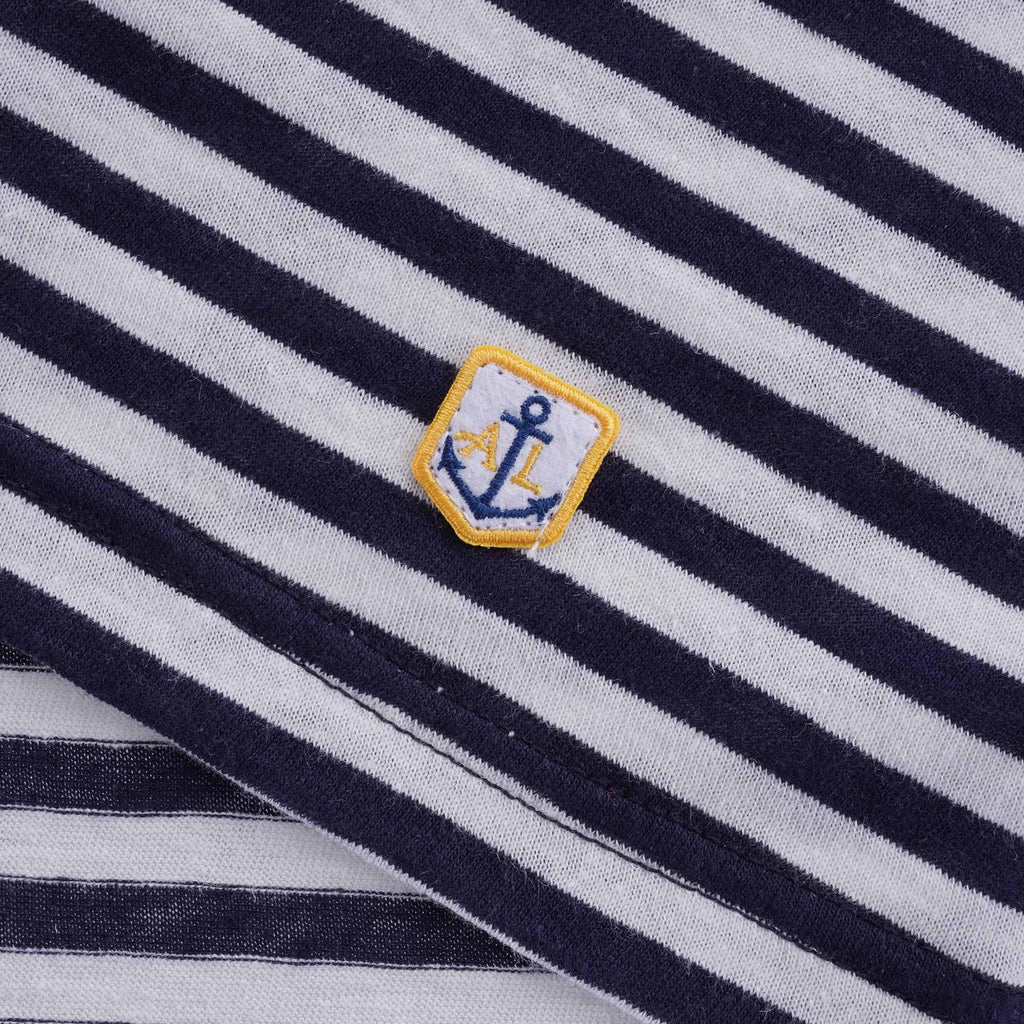 Striped Heritage T-Shirt - Navy/Natural