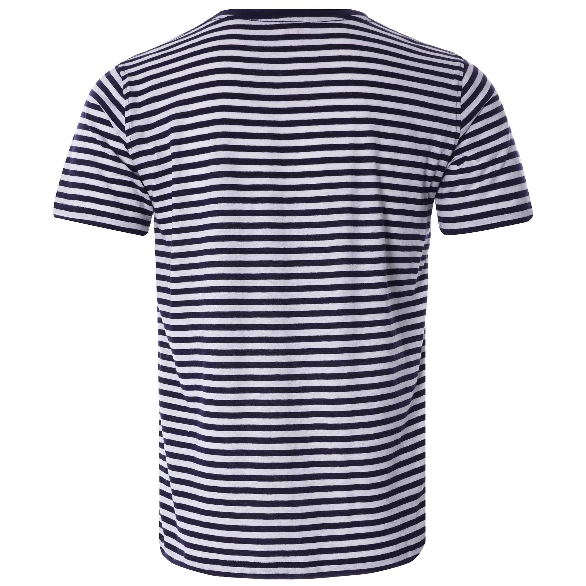 Striped Heritage T-Shirt - Navy/Natural