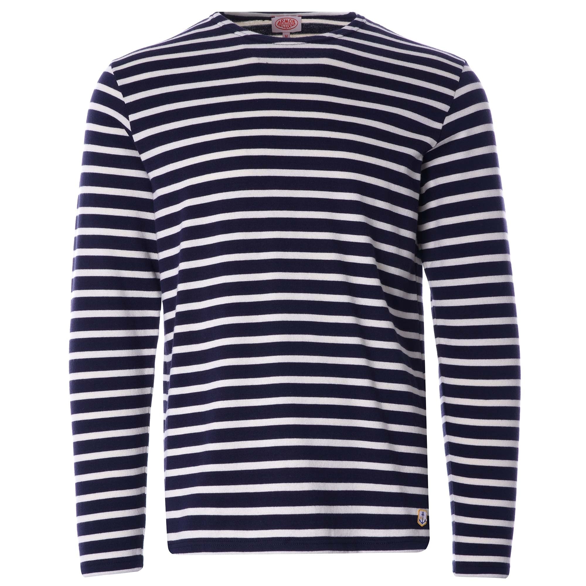 Organic Cotton L/S Mariniere Heritage T-Shirt - Navy/Natural