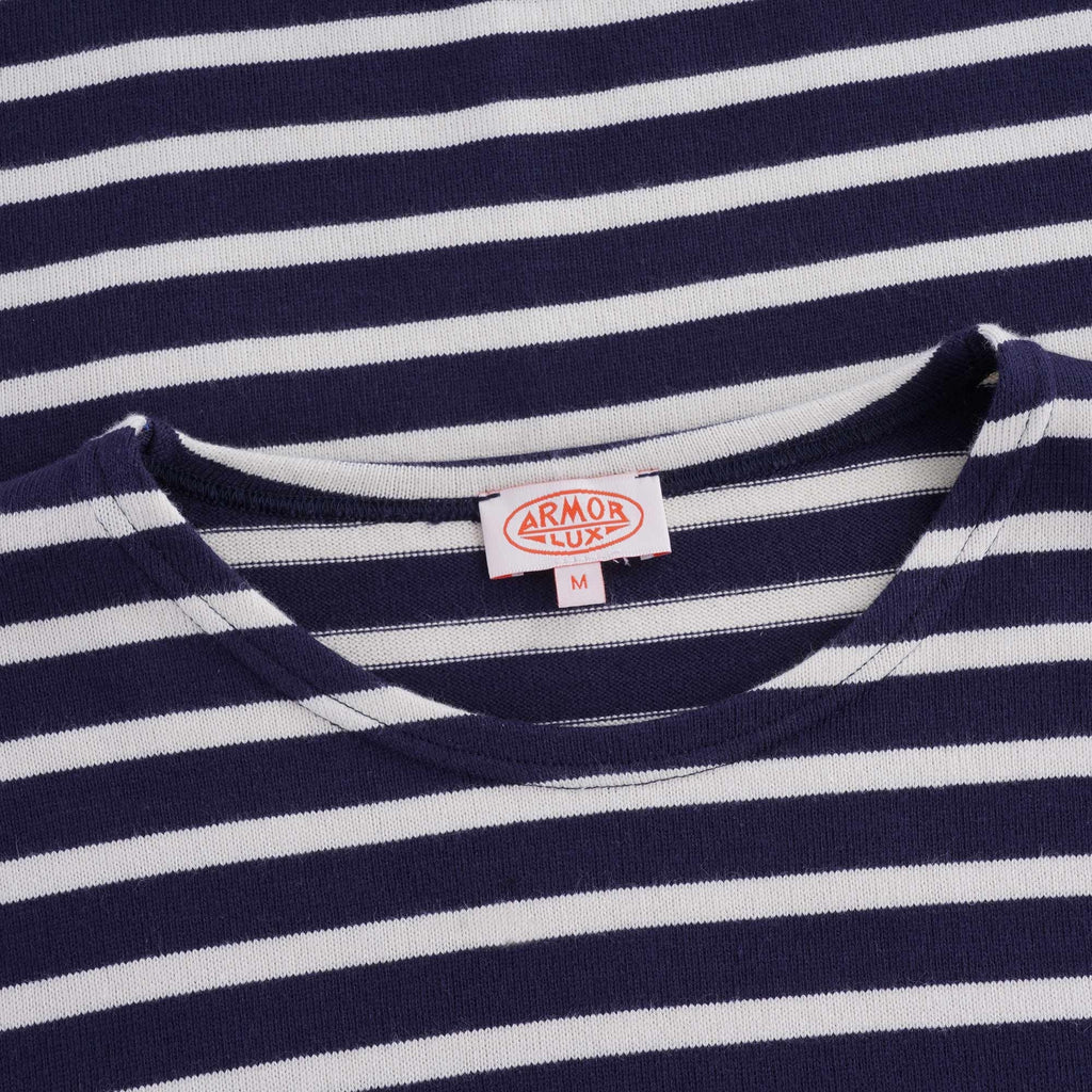 Organic Cotton L/S Mariniere Heritage T-Shirt - Navy/Natural