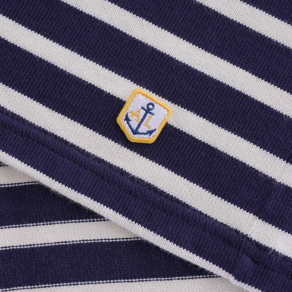 Organic Cotton L/S Mariniere Heritage T-Shirt - Navy/Natural