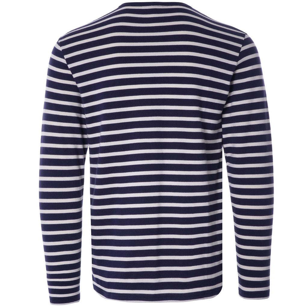 Organic Cotton L/S Mariniere Heritage T-Shirt - Navy/Natural