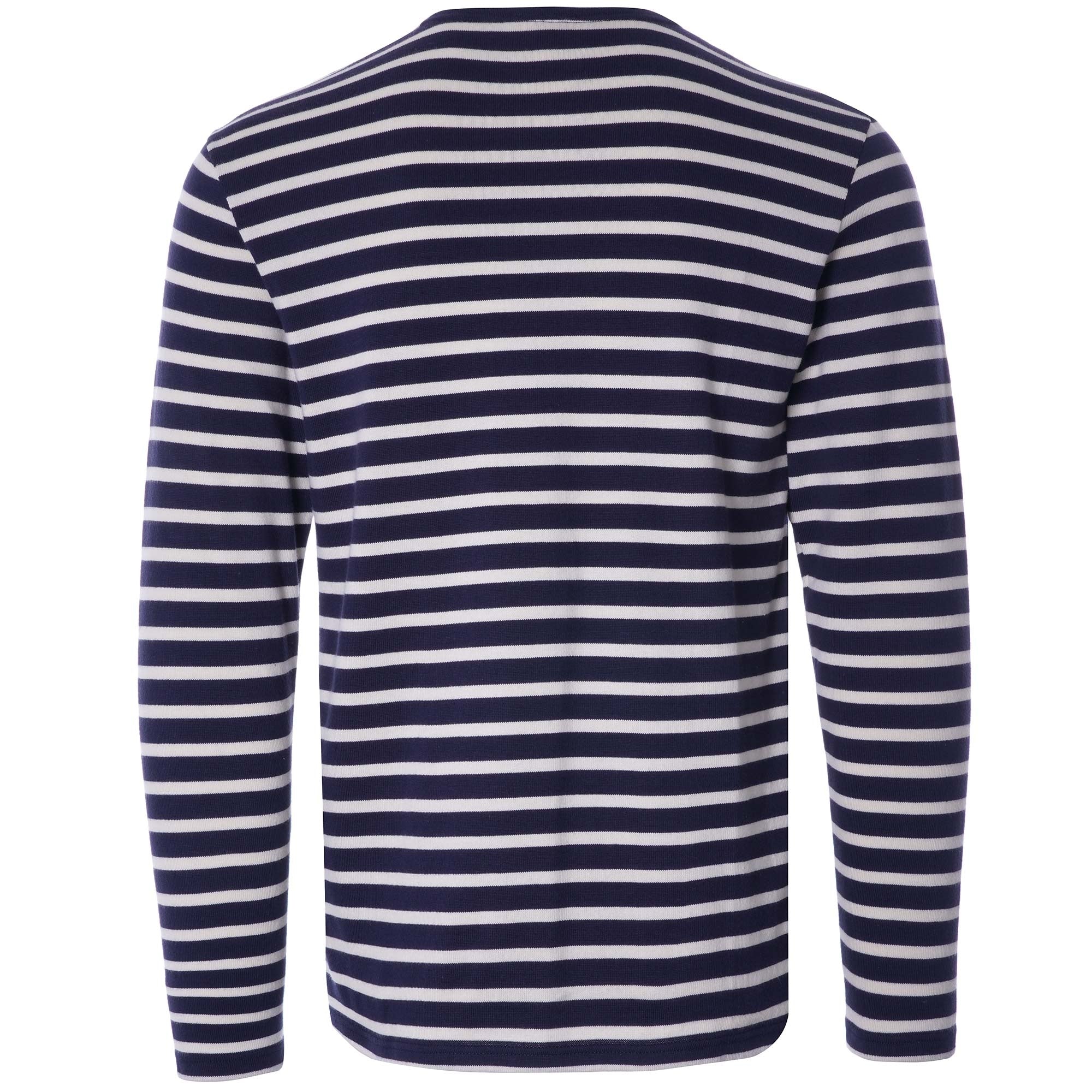 Organic Cotton L/S Mariniere Heritage T-Shirt - Navy/Natural