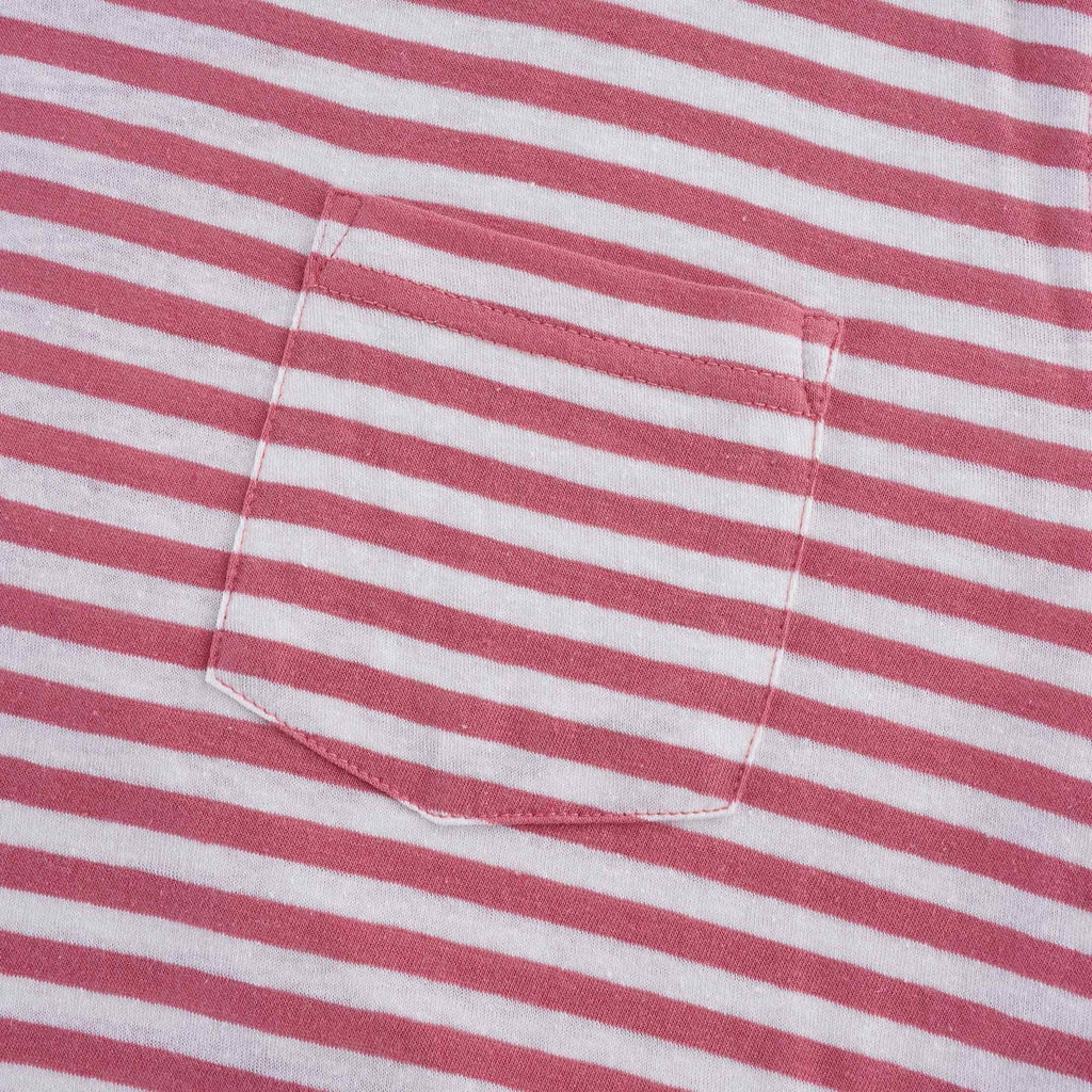 Striped Heritage T-Shirt - Pink/Natural