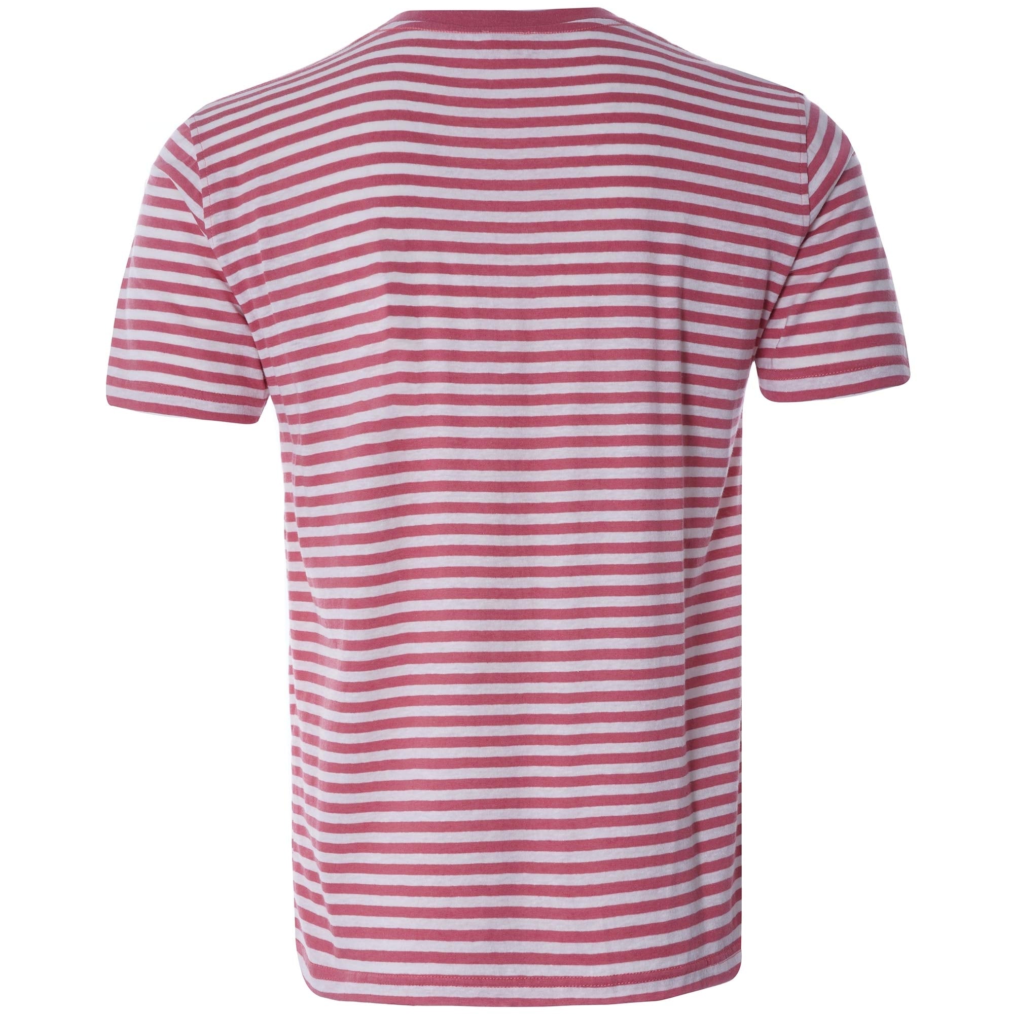 Striped Heritage T-Shirt - Pink/Natural