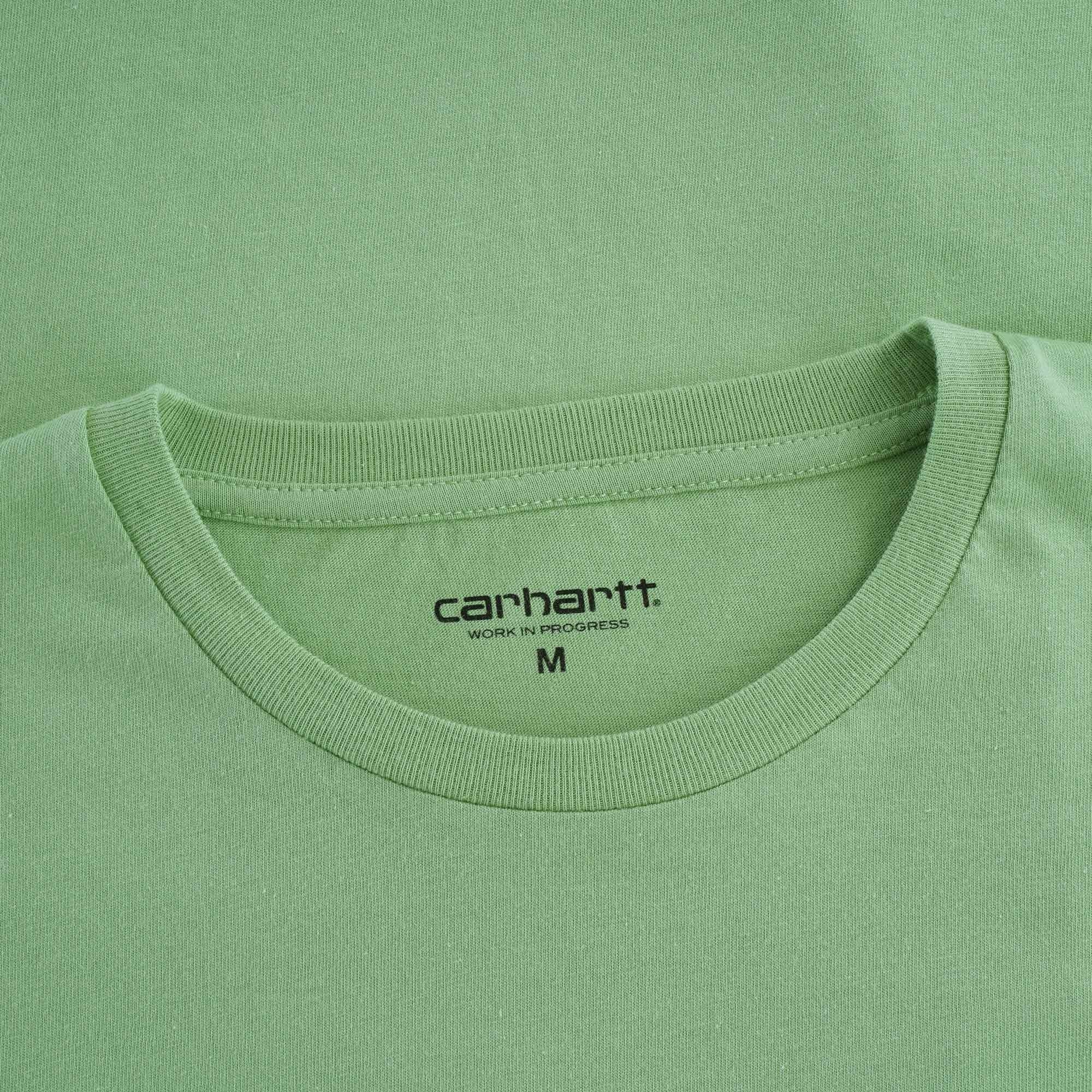 Womens L/S Pocket T-Shirt - Mineral Green