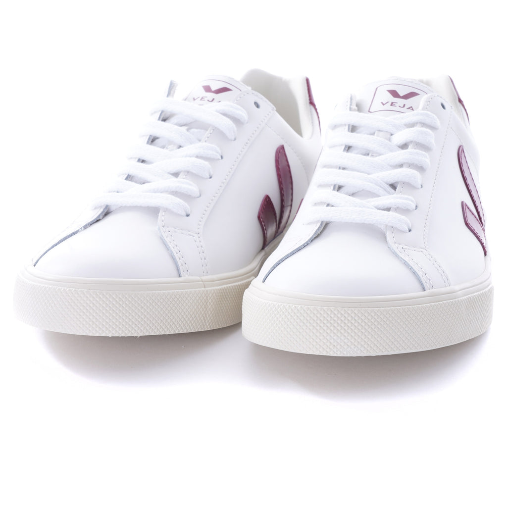 Womens Esplar Leather - White/Marsala
