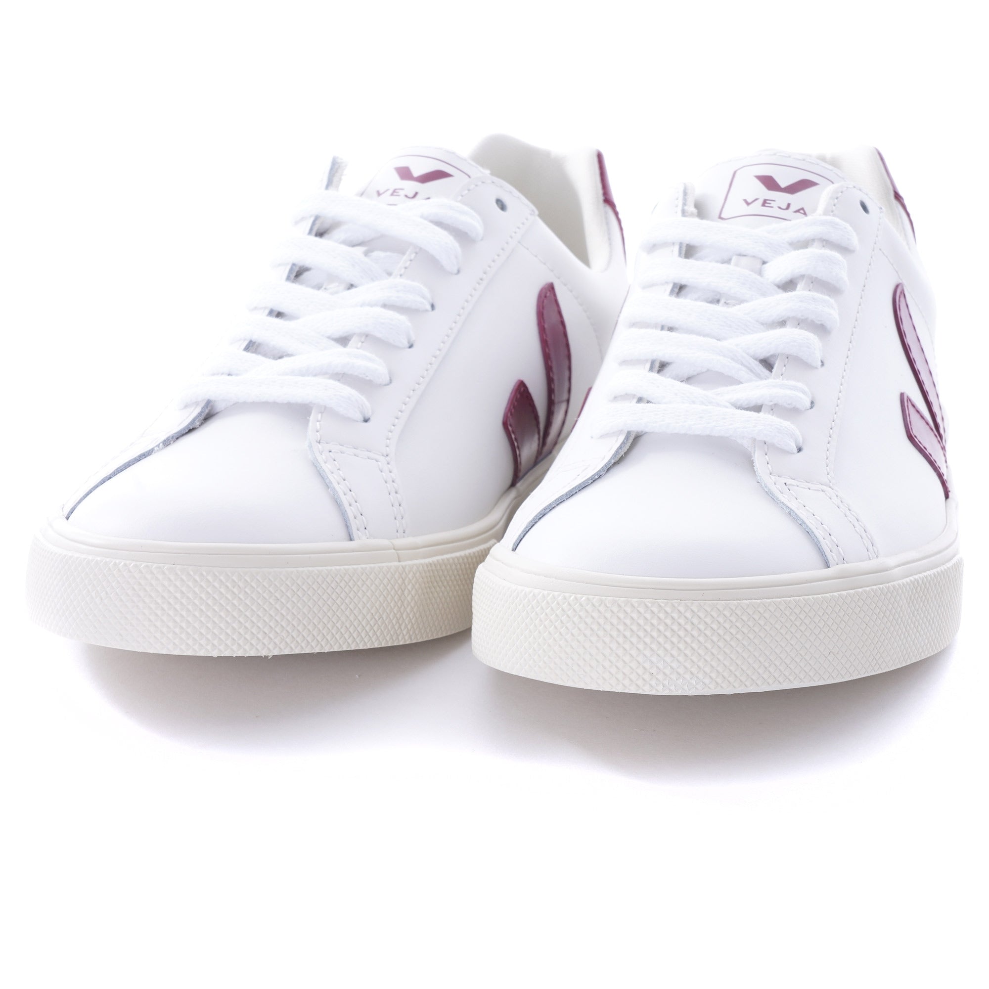 Womens Esplar Leather - White/Marsala