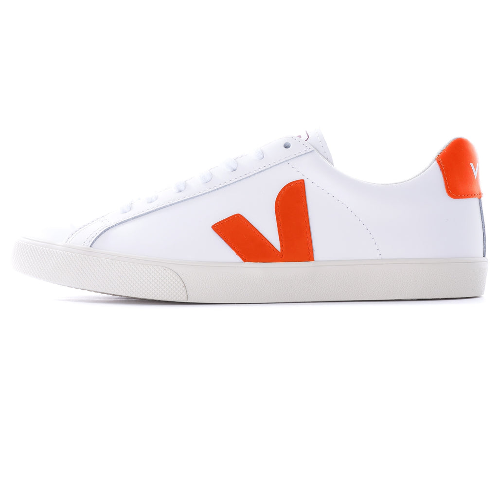 Womens Esplar Leather - White/Orange